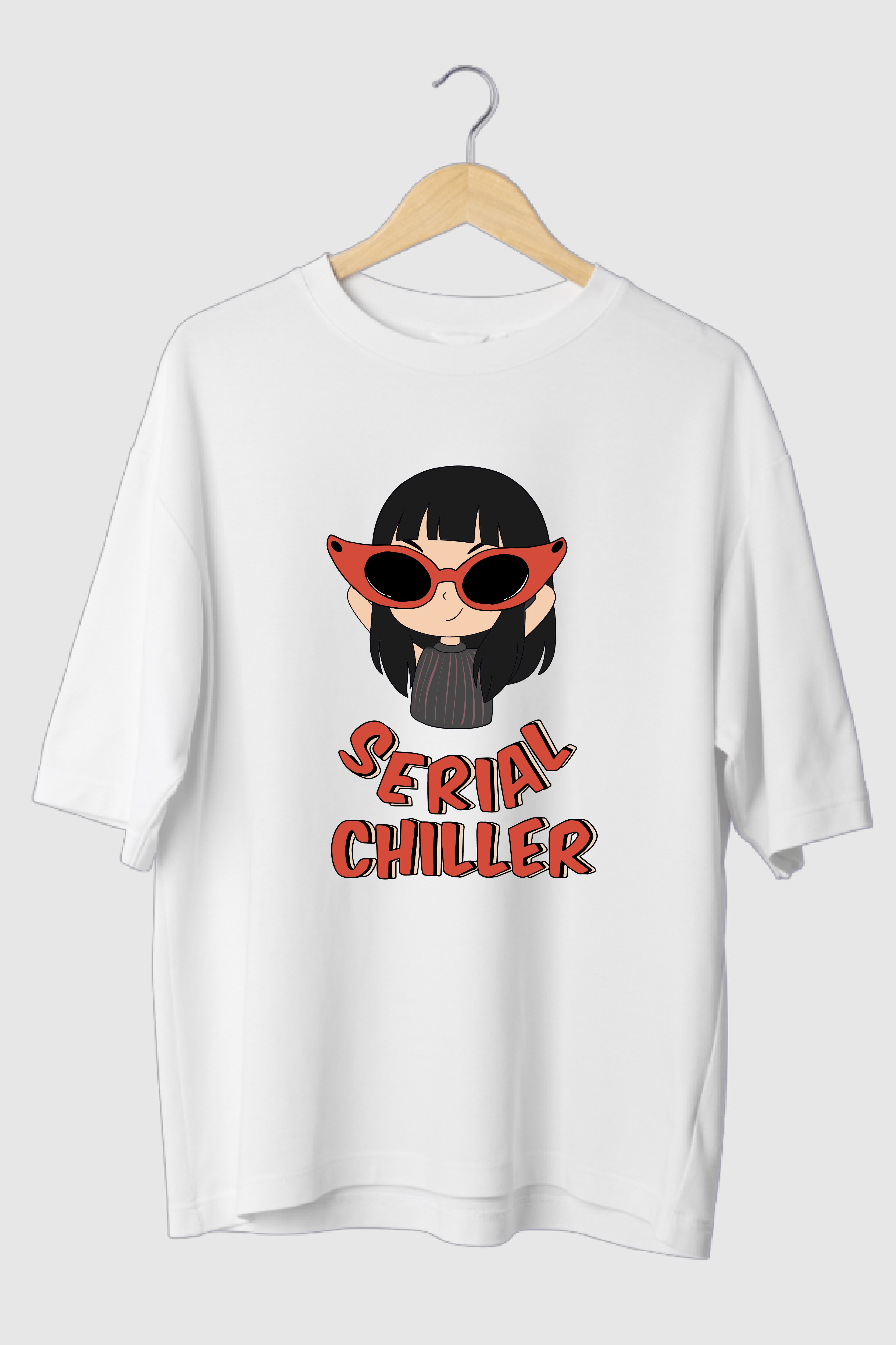 Serial Chiller Oversized Tee – Embrace Your Cool Side