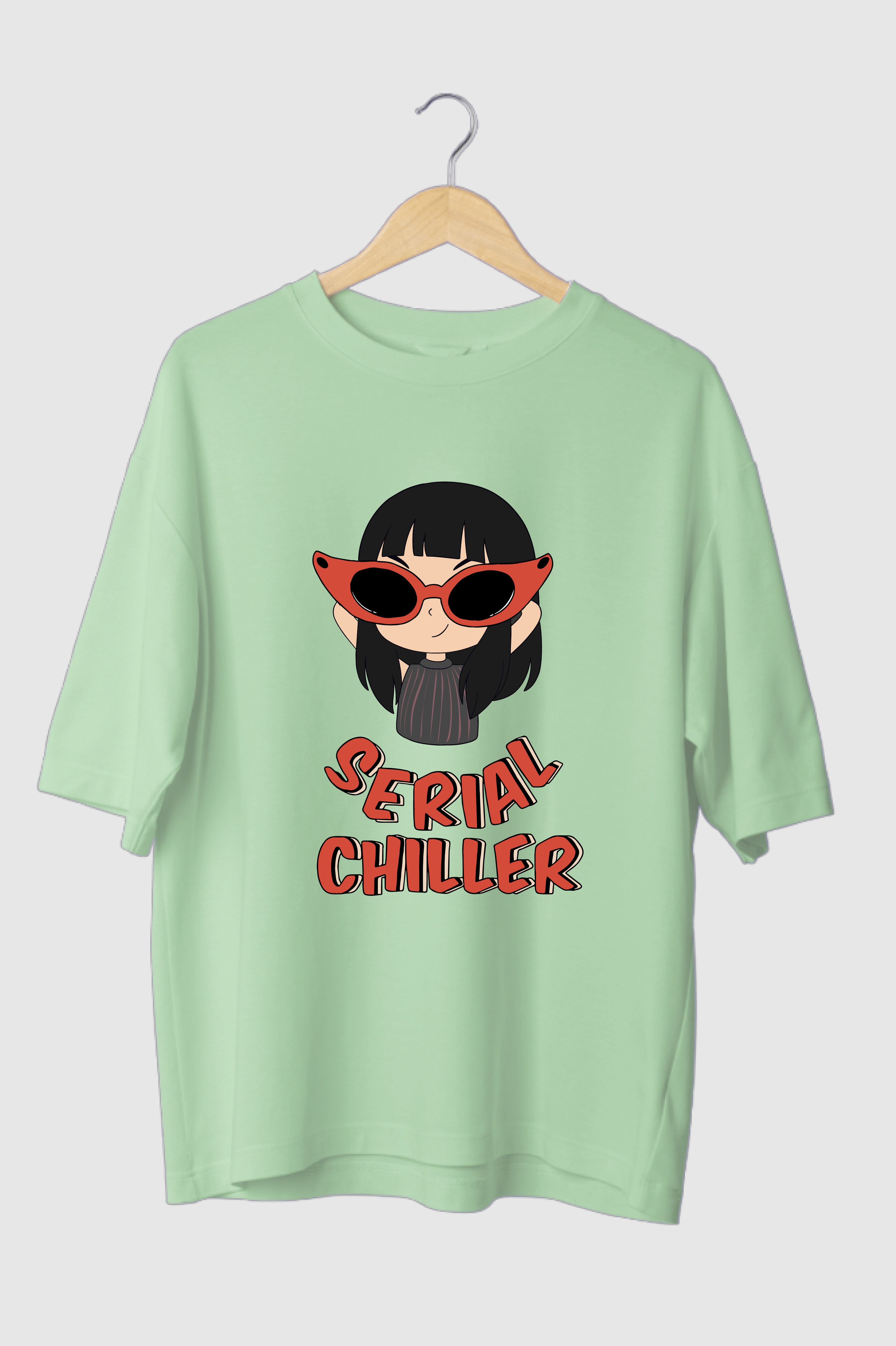 Serial Chiller Oversized Tee – Embrace Your Cool Side