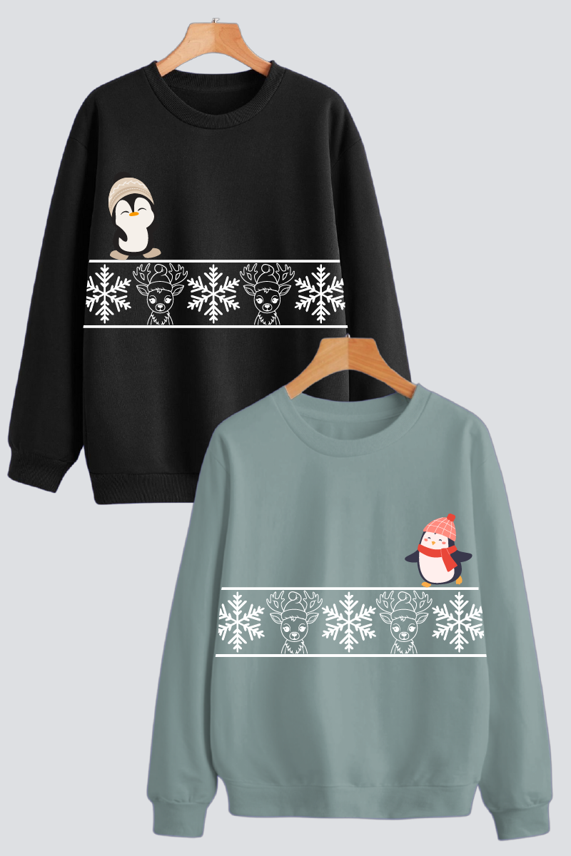 Winter Wonderland Couple Sweatshirts — Pack of 2