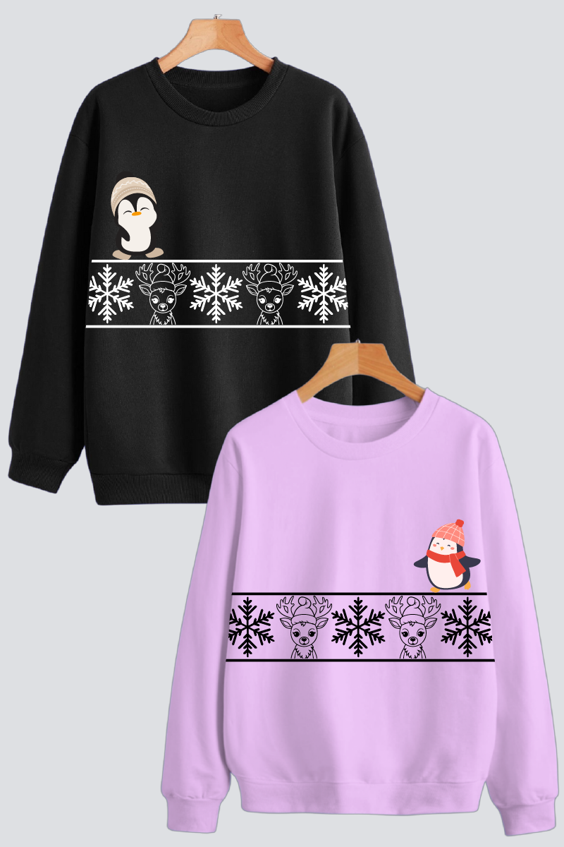 Winter Wonderland Couple Sweatshirts — Pack of 2
