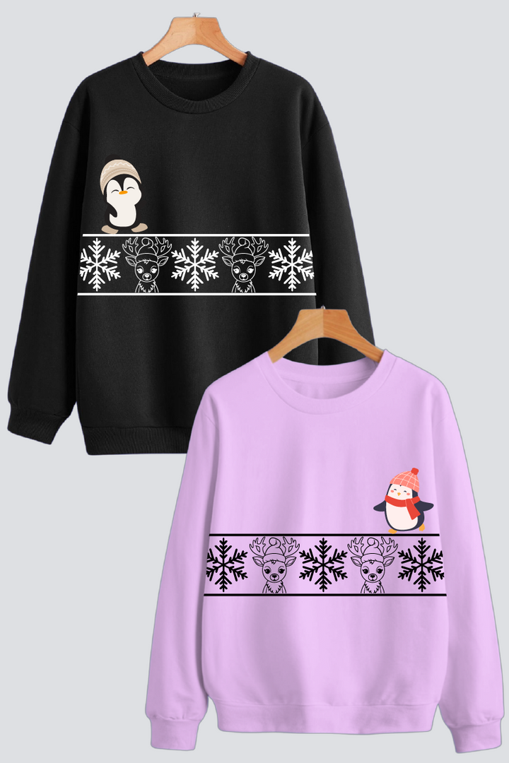 Winter Wonderland Couple Sweatshirts — Pack of 2