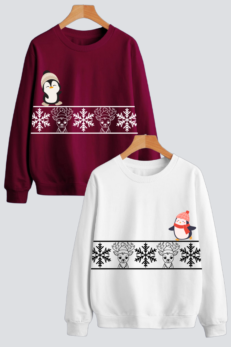 Winter Wonderland Couple Sweatshirts — Pack of 2