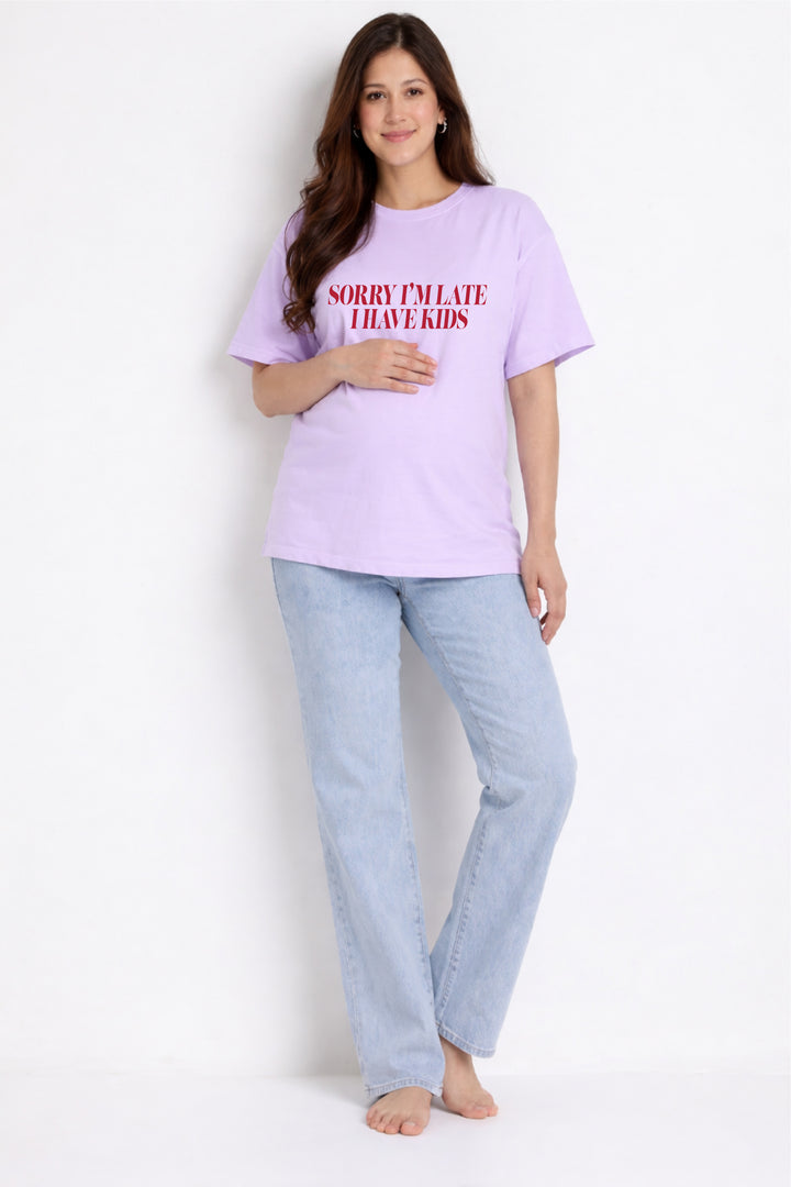 Sorry I'm late Oversized Tee