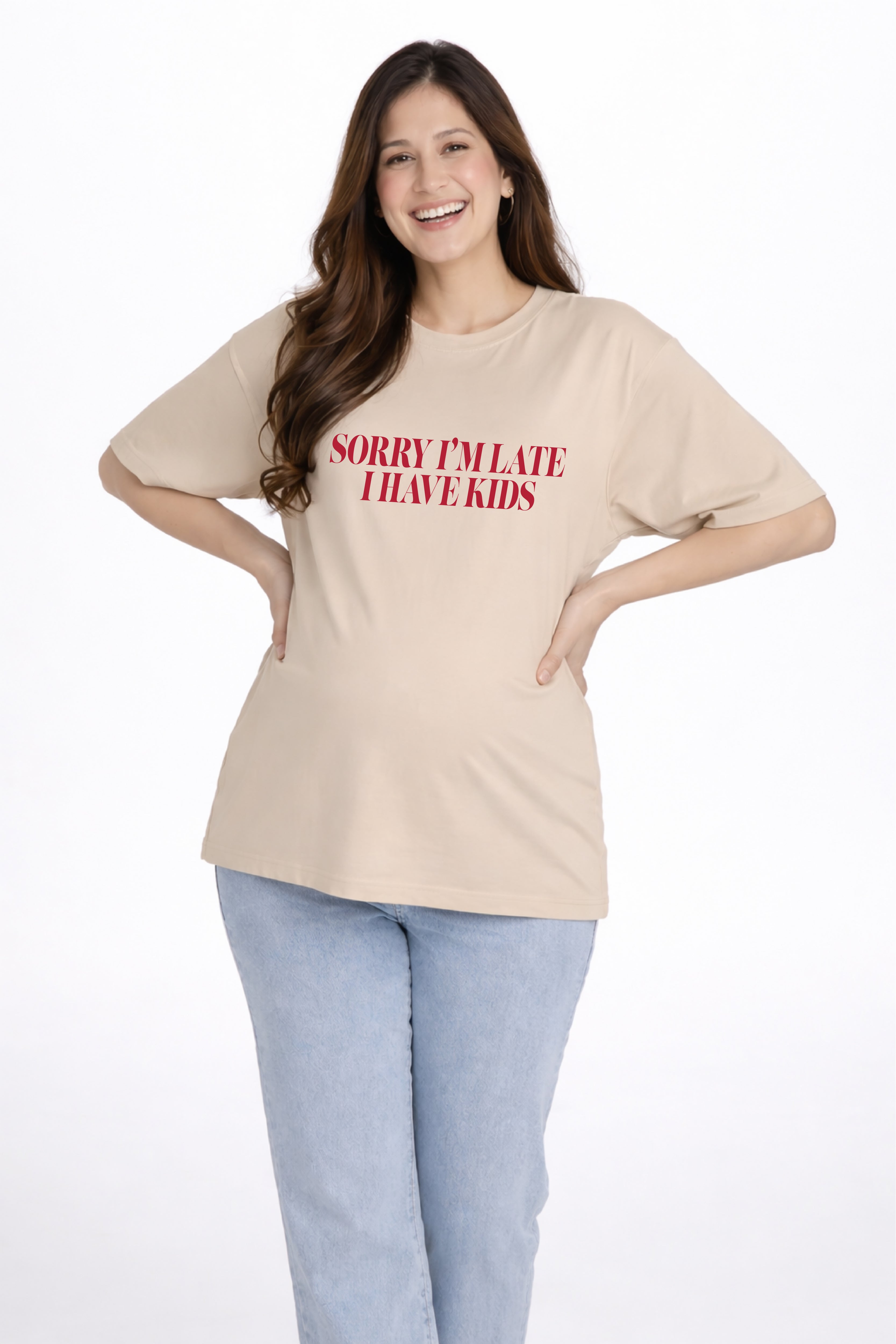 Sorry I'm late Oversized Tee