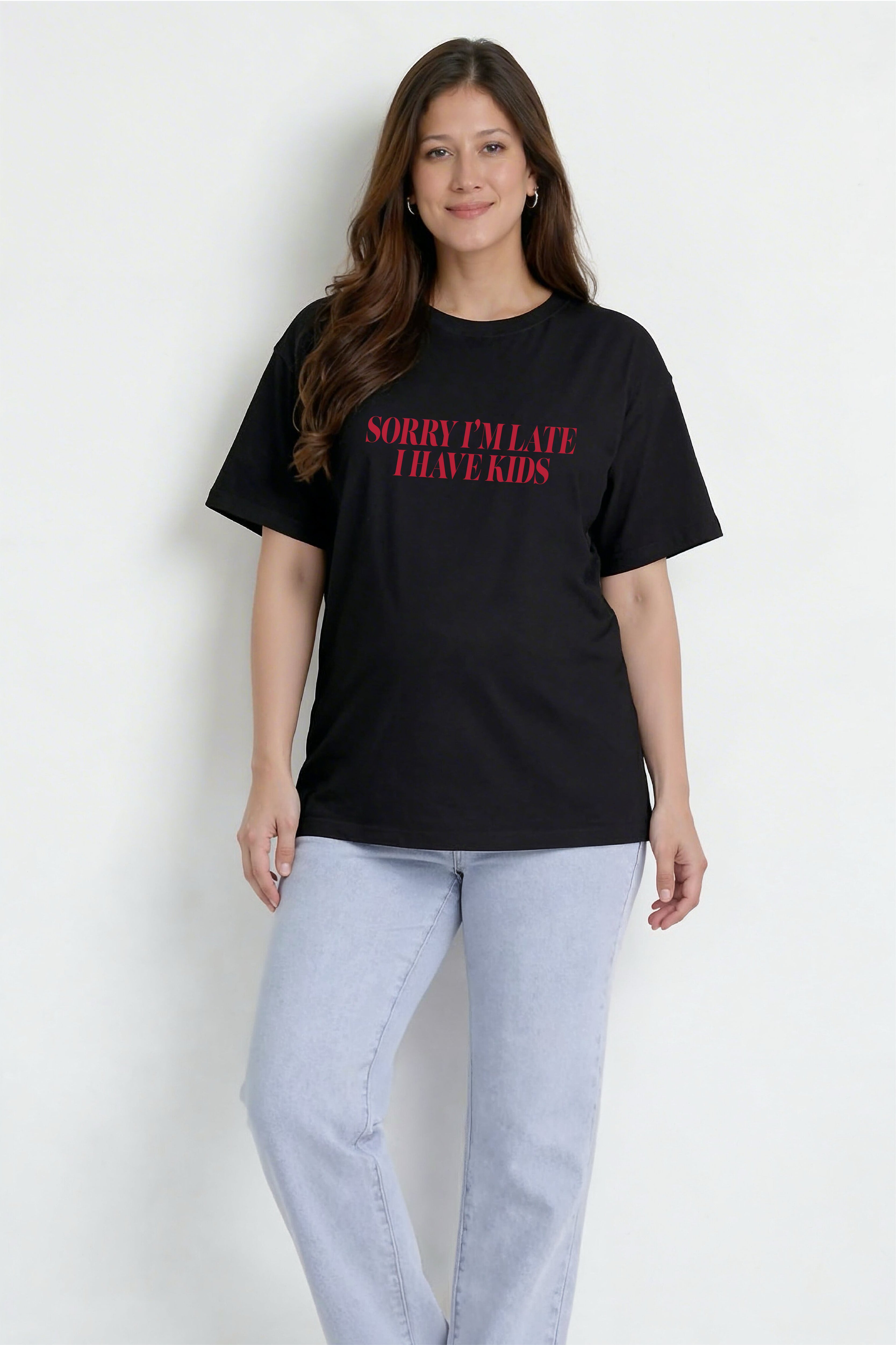 Sorry I'm late Oversized Tee