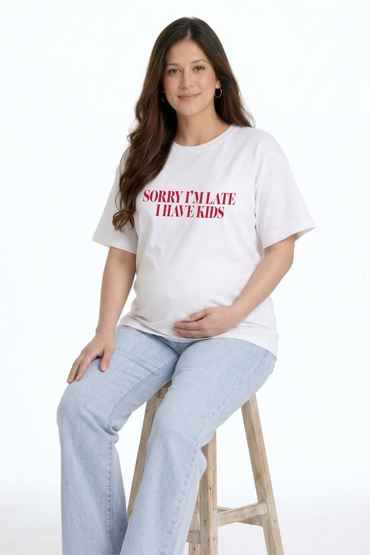 Sorry I'm late Oversized Tee