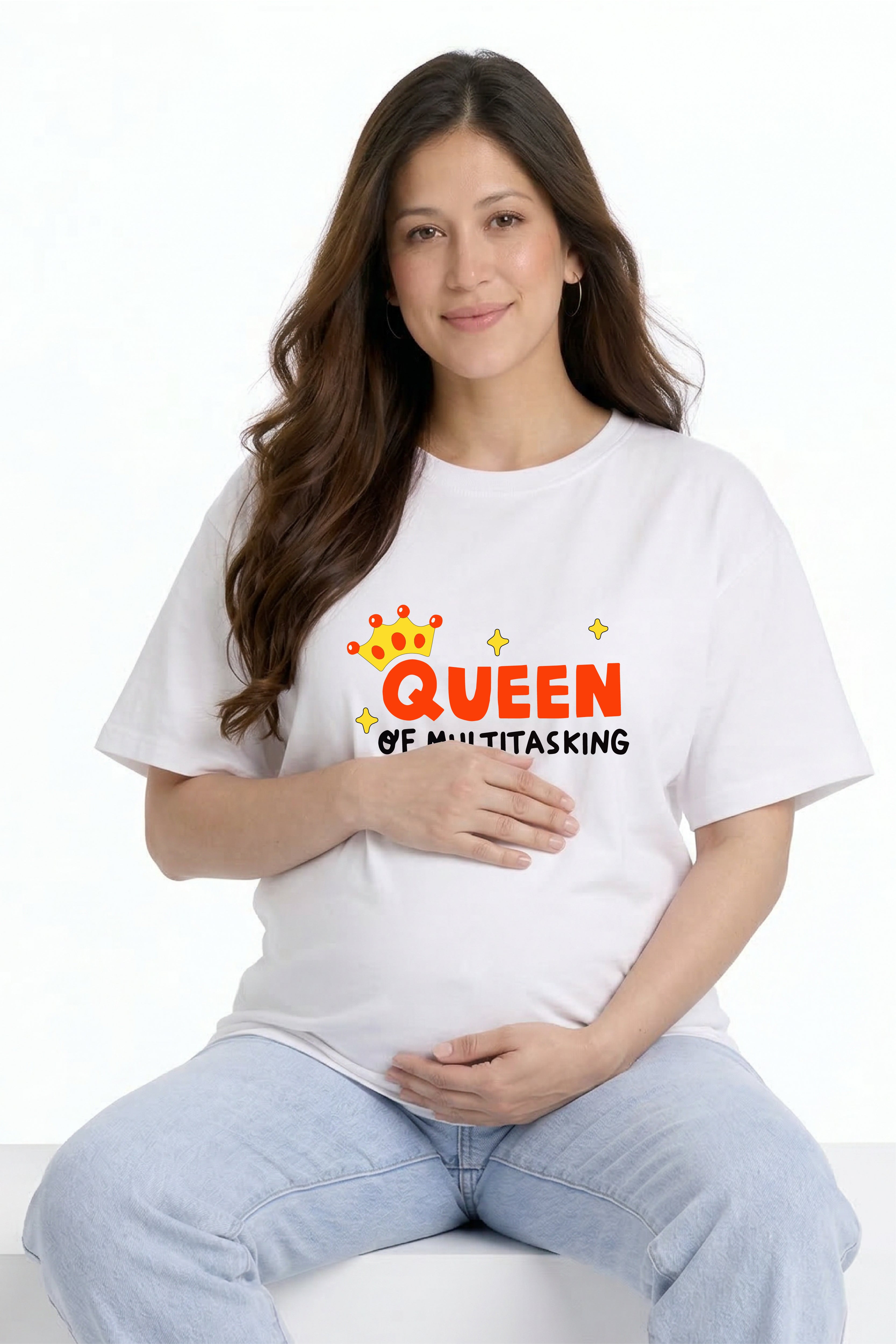Queen of Multitasking Oversized Tee