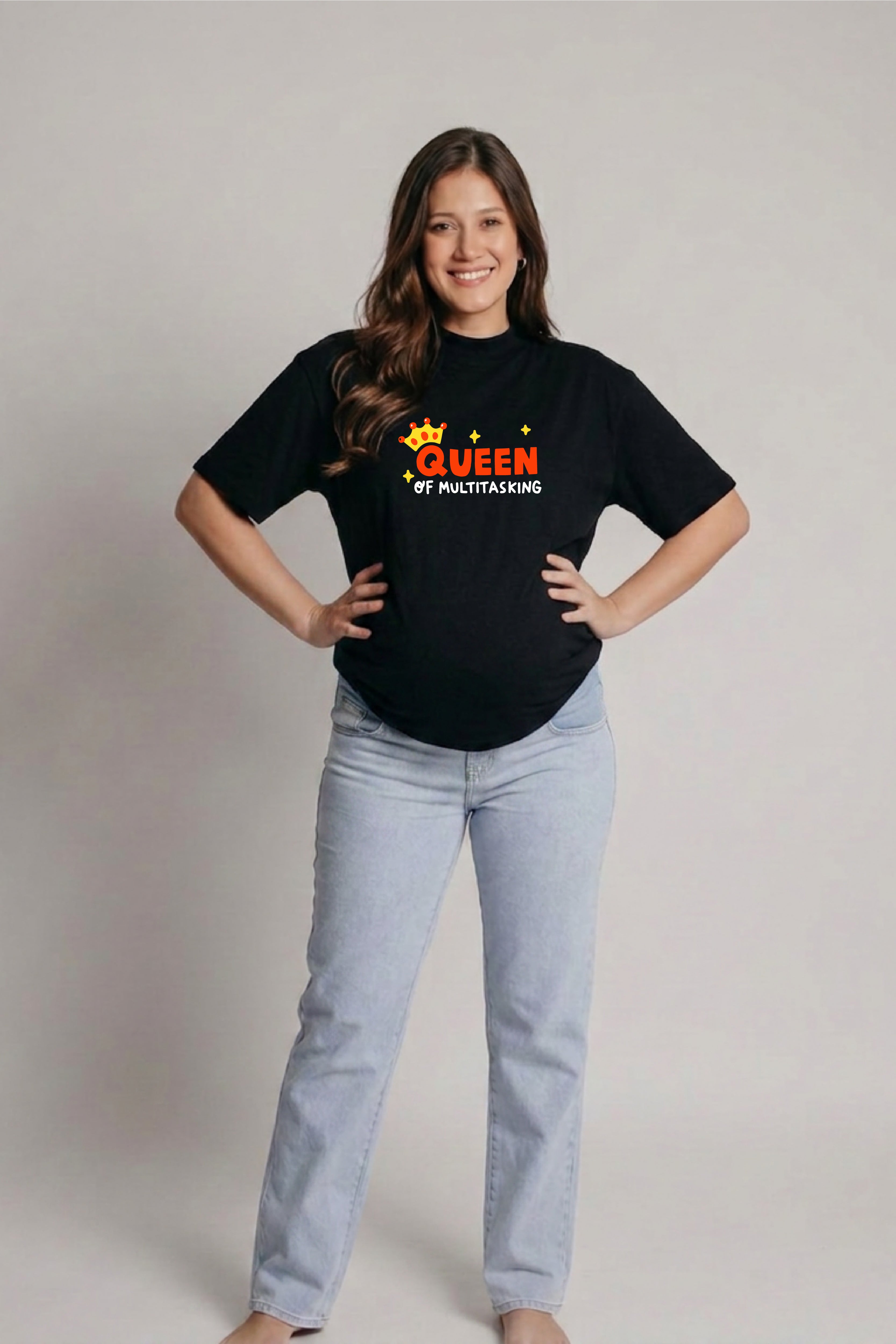 Queen of Multitasking Oversized Tee