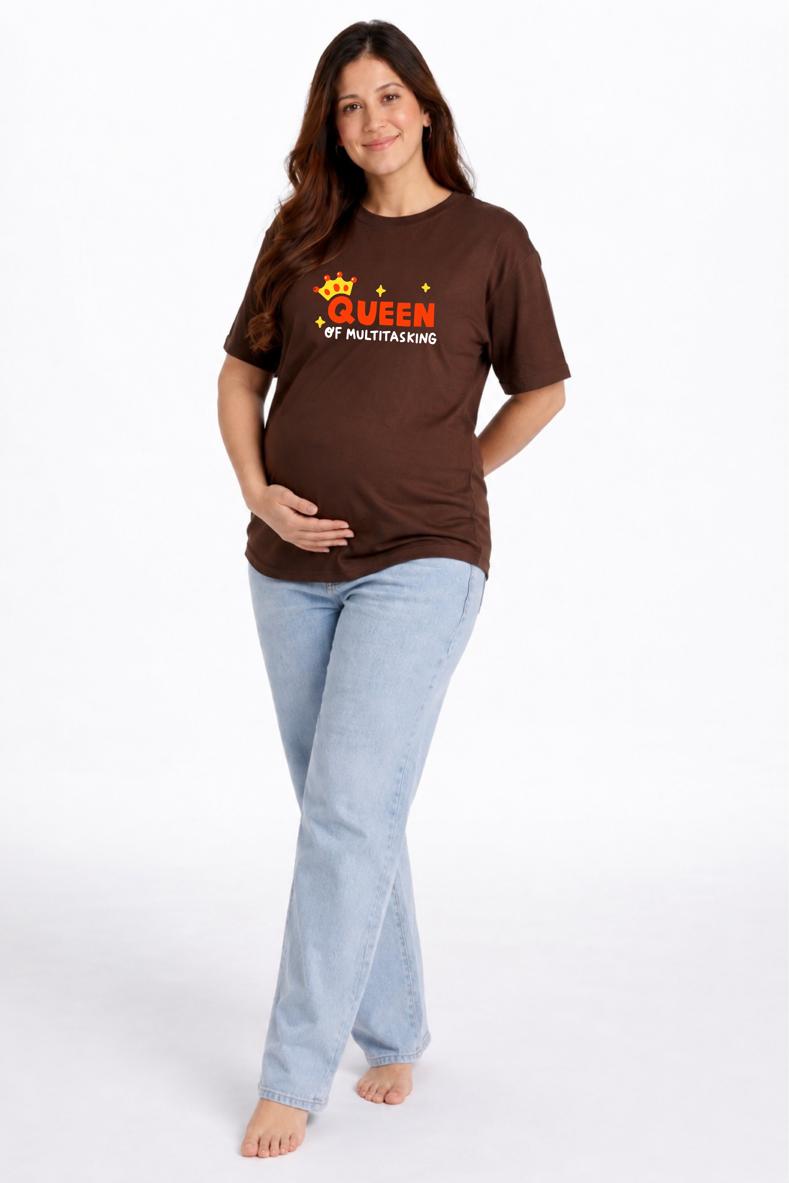 Queen of Multitasking Oversized Tee