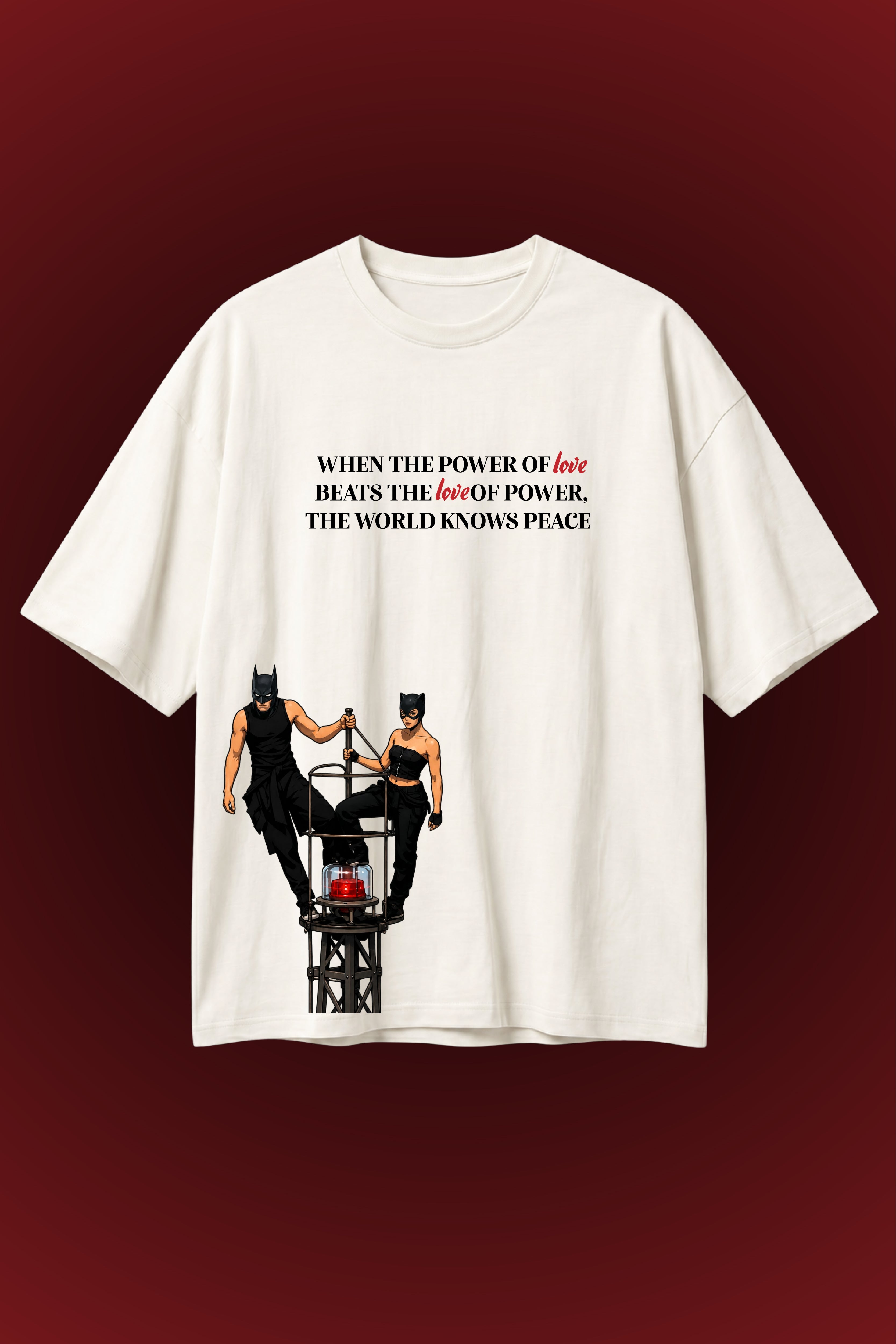 Power of Love Oversized Tee