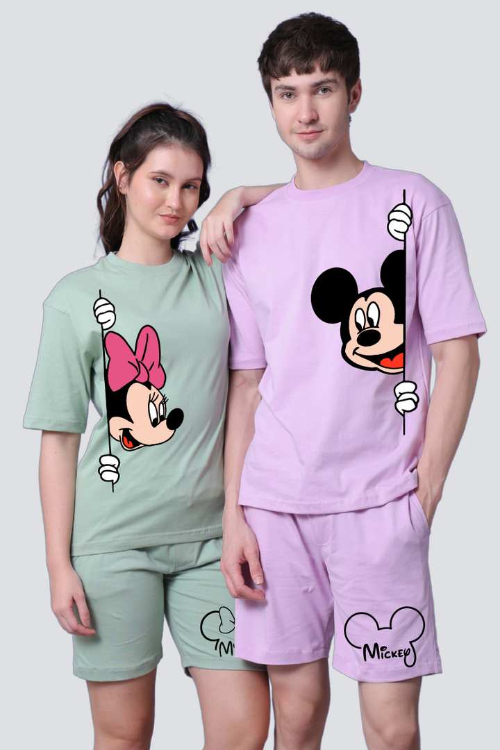 Classic Mickey & Minnie Couple Co-Ord Set — Pack of 2