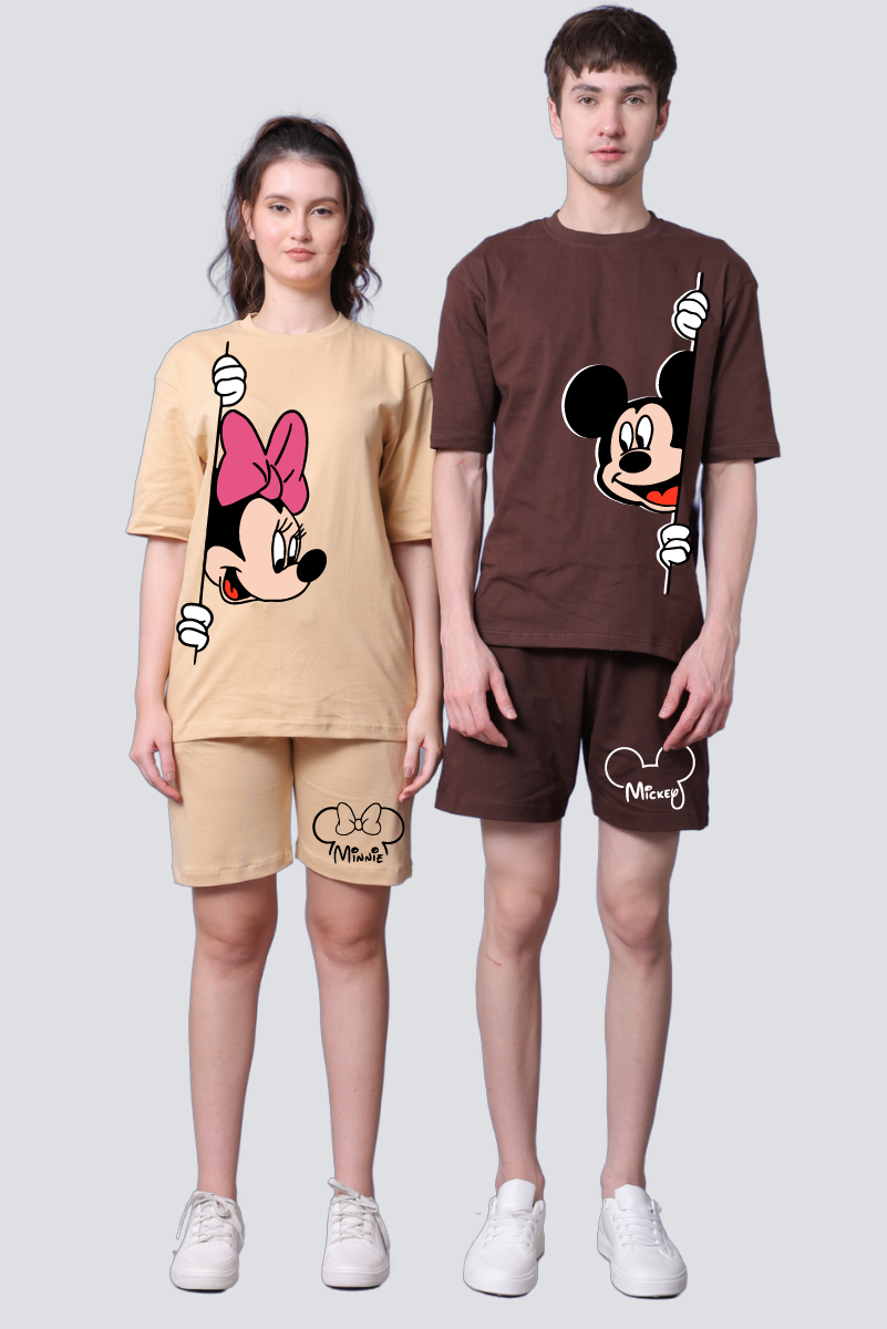 Classic Mickey & Minnie Couple Co-Ord Set — Pack of 2