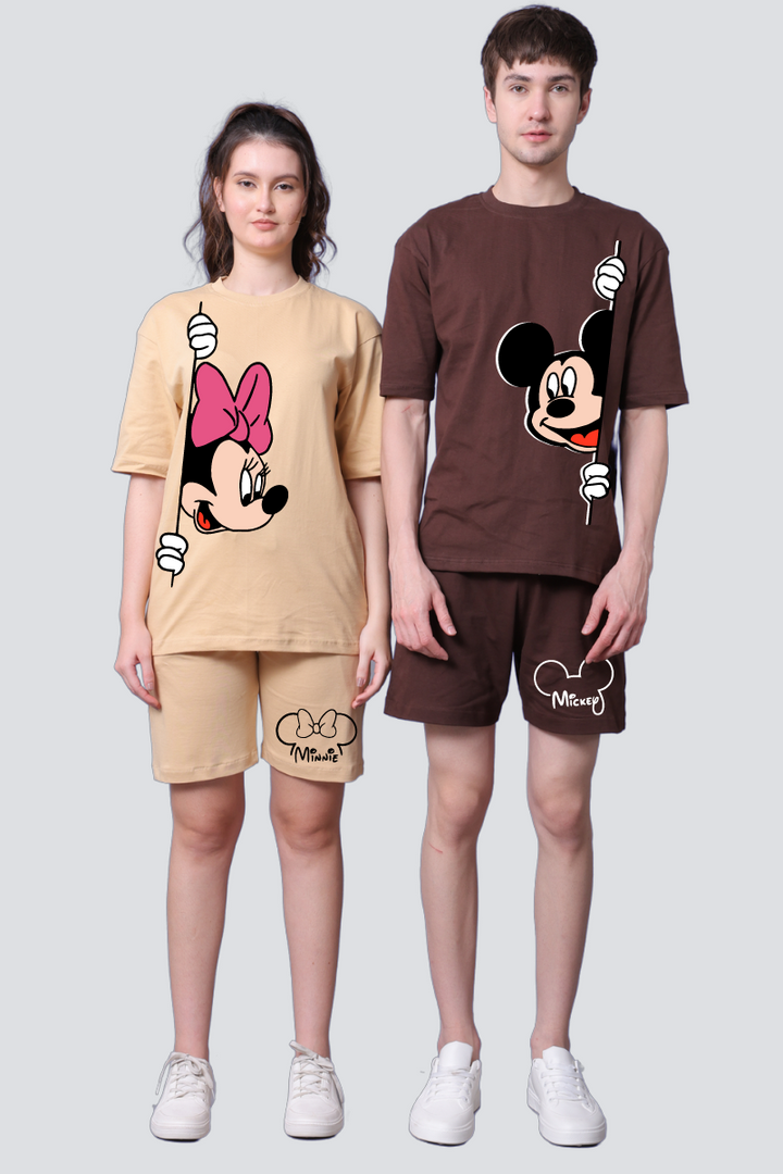 Classic Mickey & Minnie Couple Co-Ord Set — Pack of 2