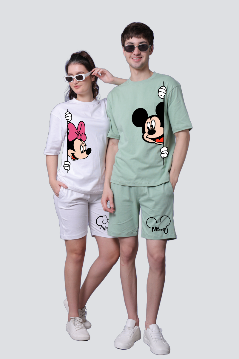 Classic Mickey & Minnie Couple Co-Ord Set — Pack of 2