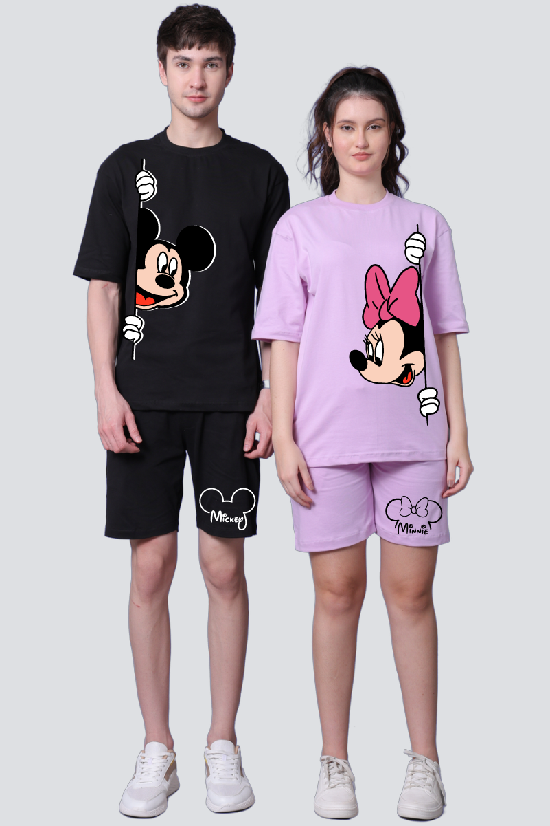 Classic Mickey & Minnie Couple Co-Ord Set — Pack of 2