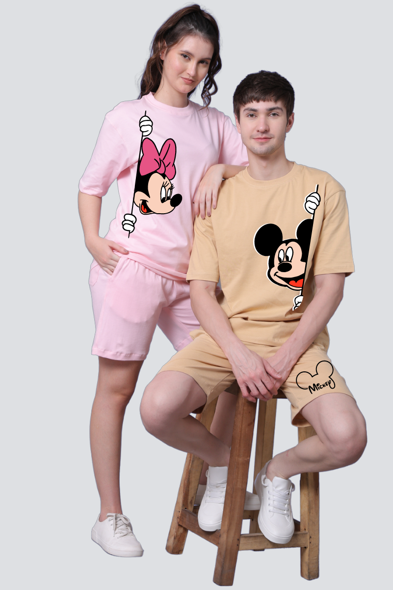 Classic Mickey & Minnie Couple Co-Ord Set — Pack of 2