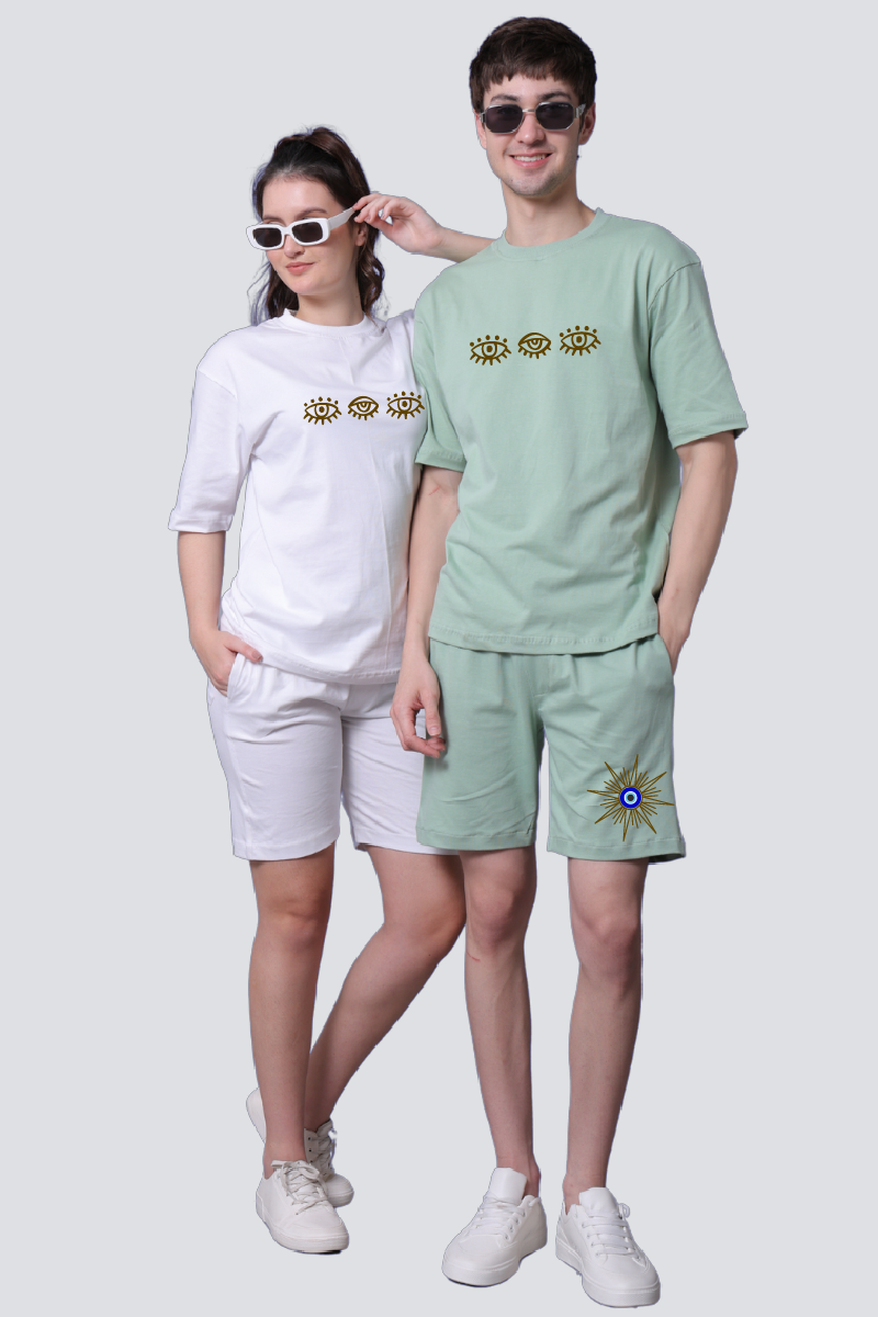 Mystic Eye Printed Couple Co-Ord Sets (Pack of 2)