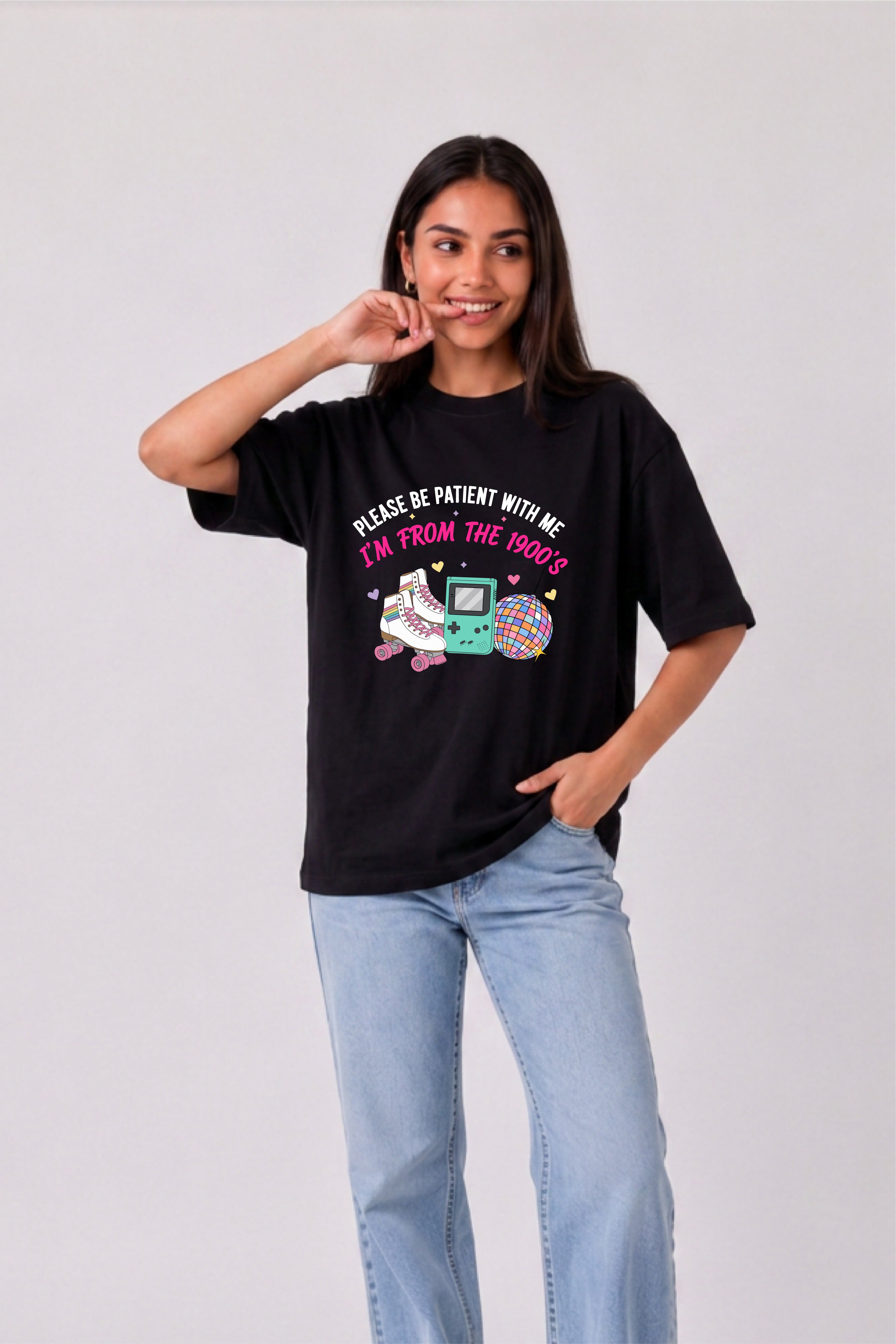Please be Patient Oversized Tee