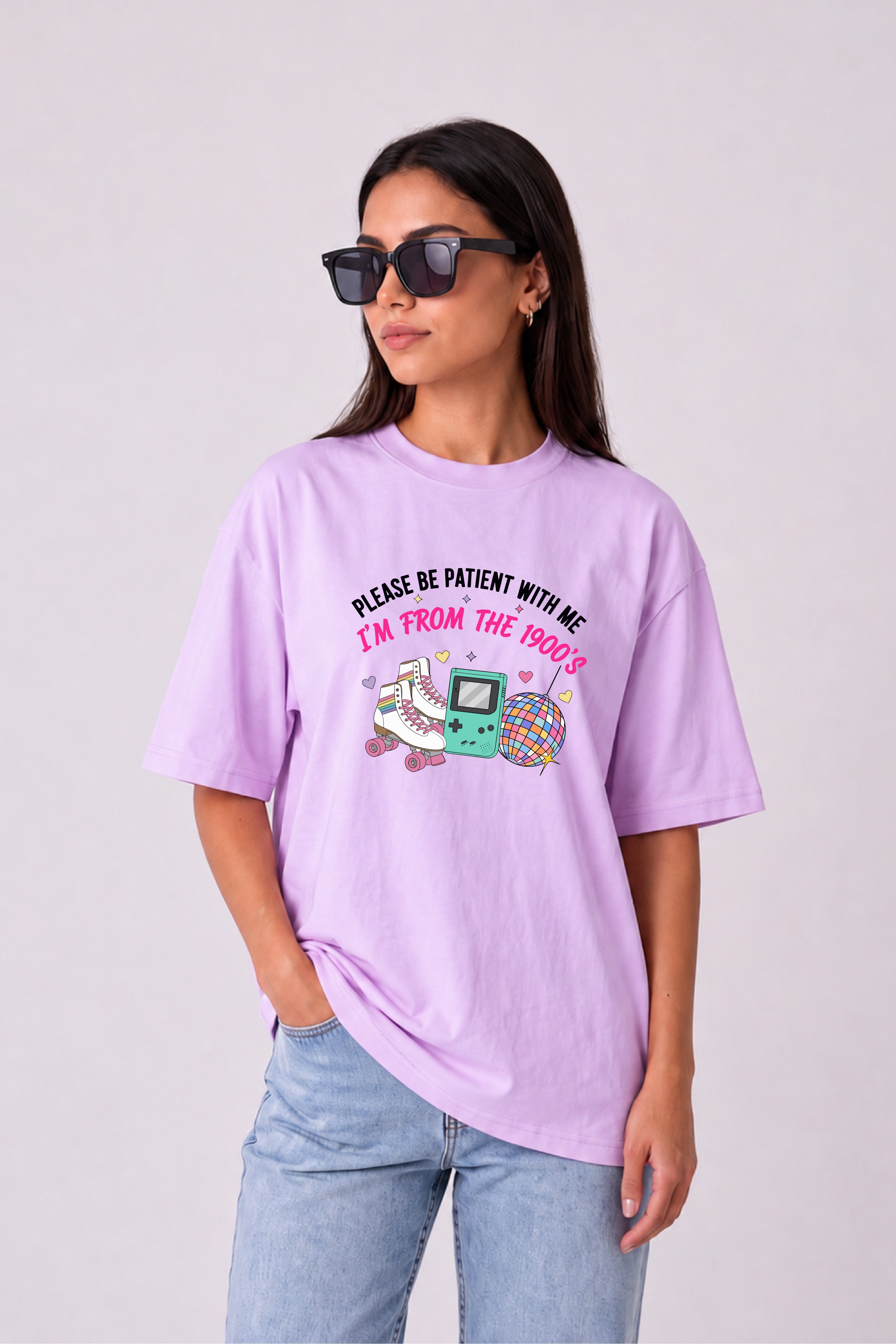 Please be Patient Oversized Tee
