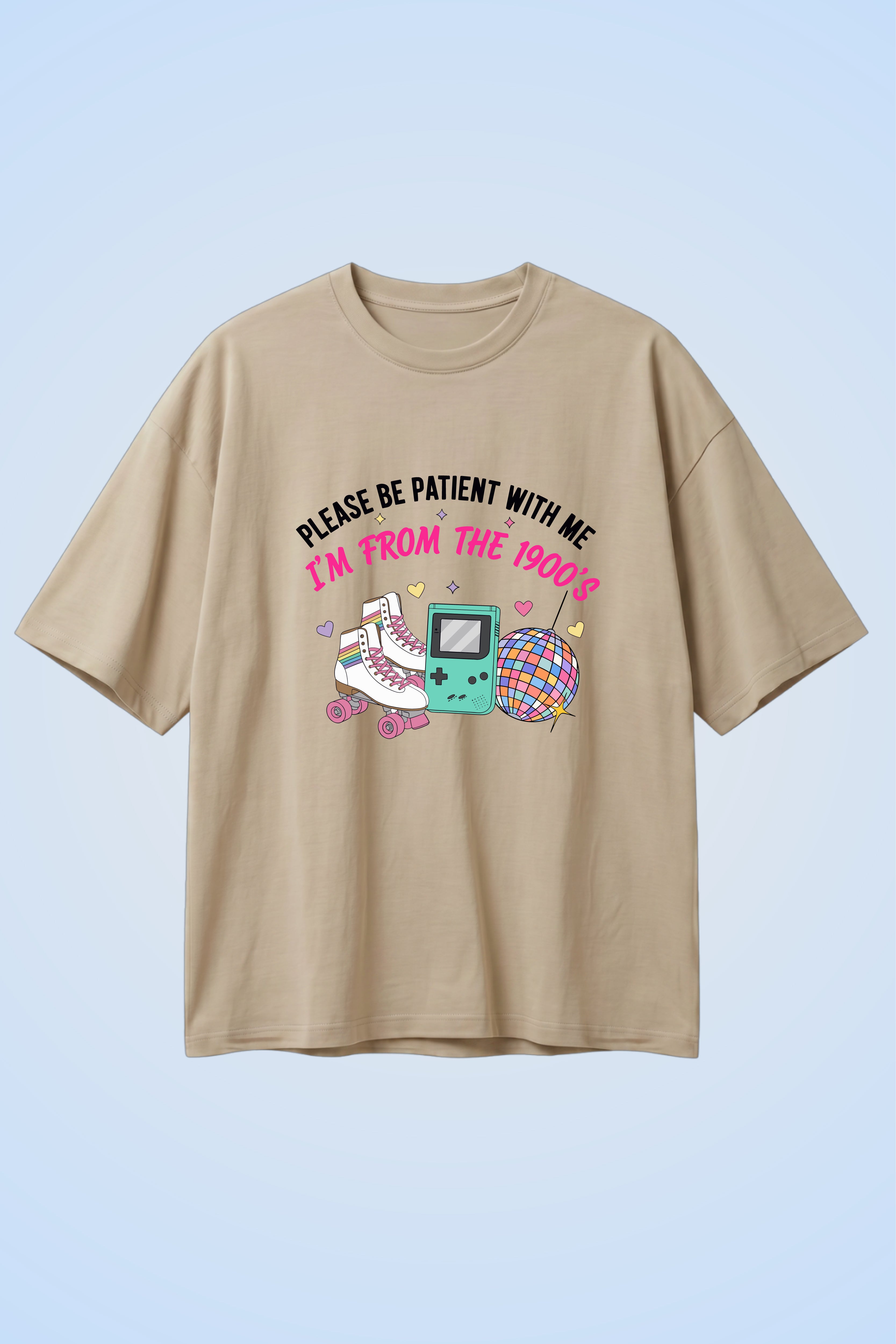 Please be Patient Oversized Tee