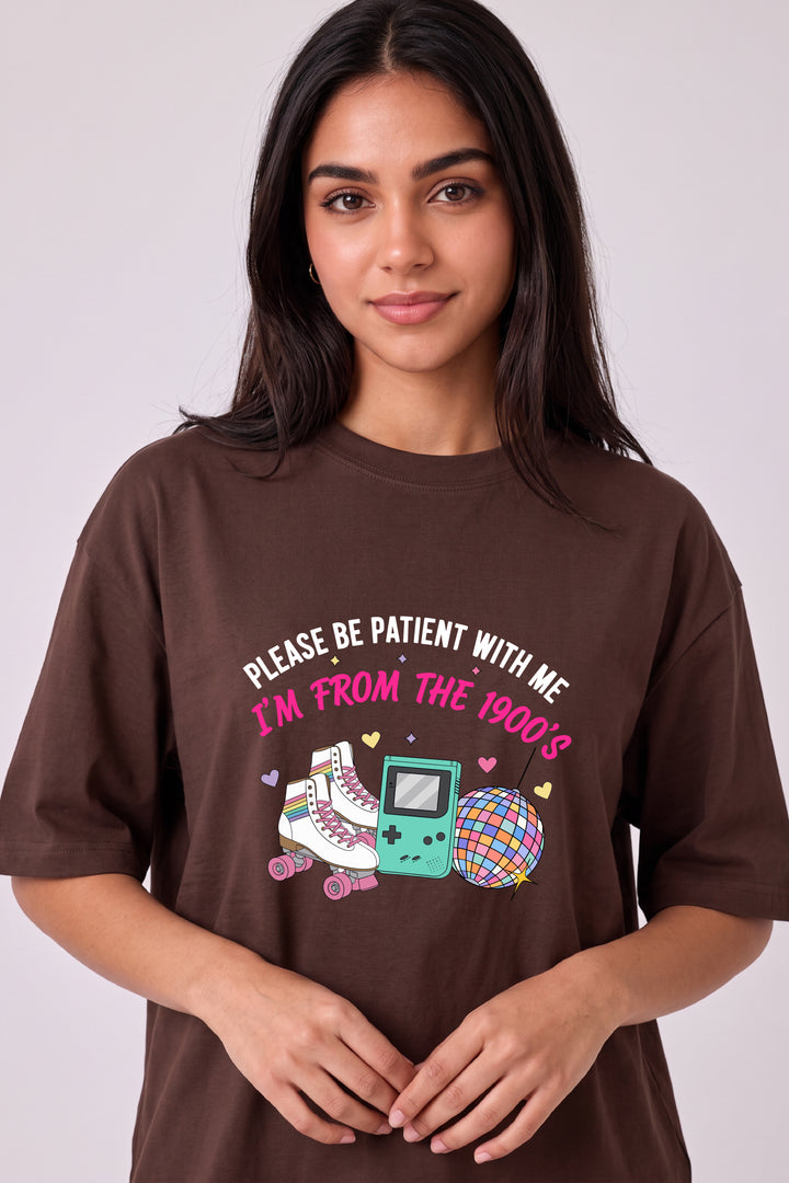 Please be Patient Oversized Tee