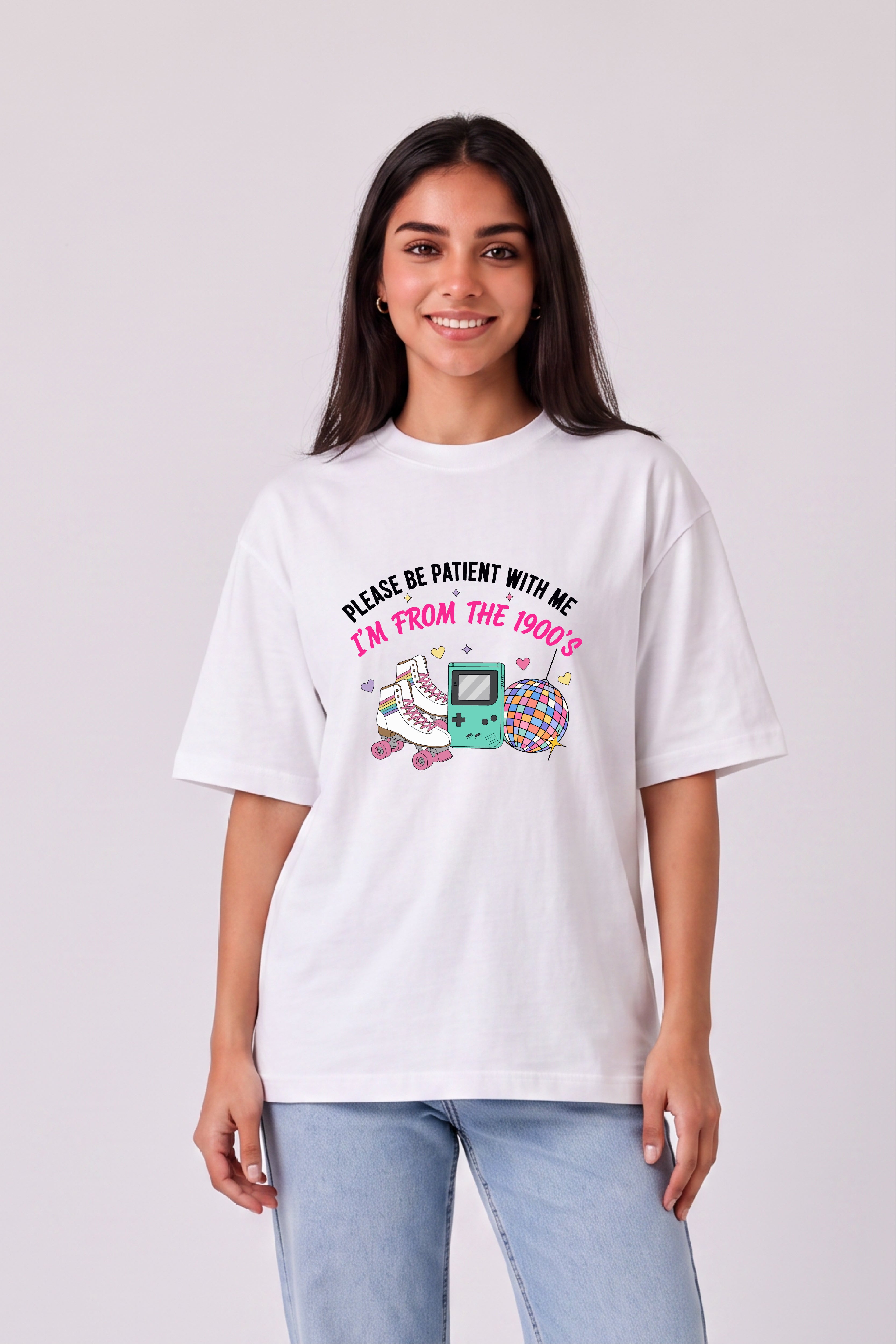 Please be Patient Oversized Tee