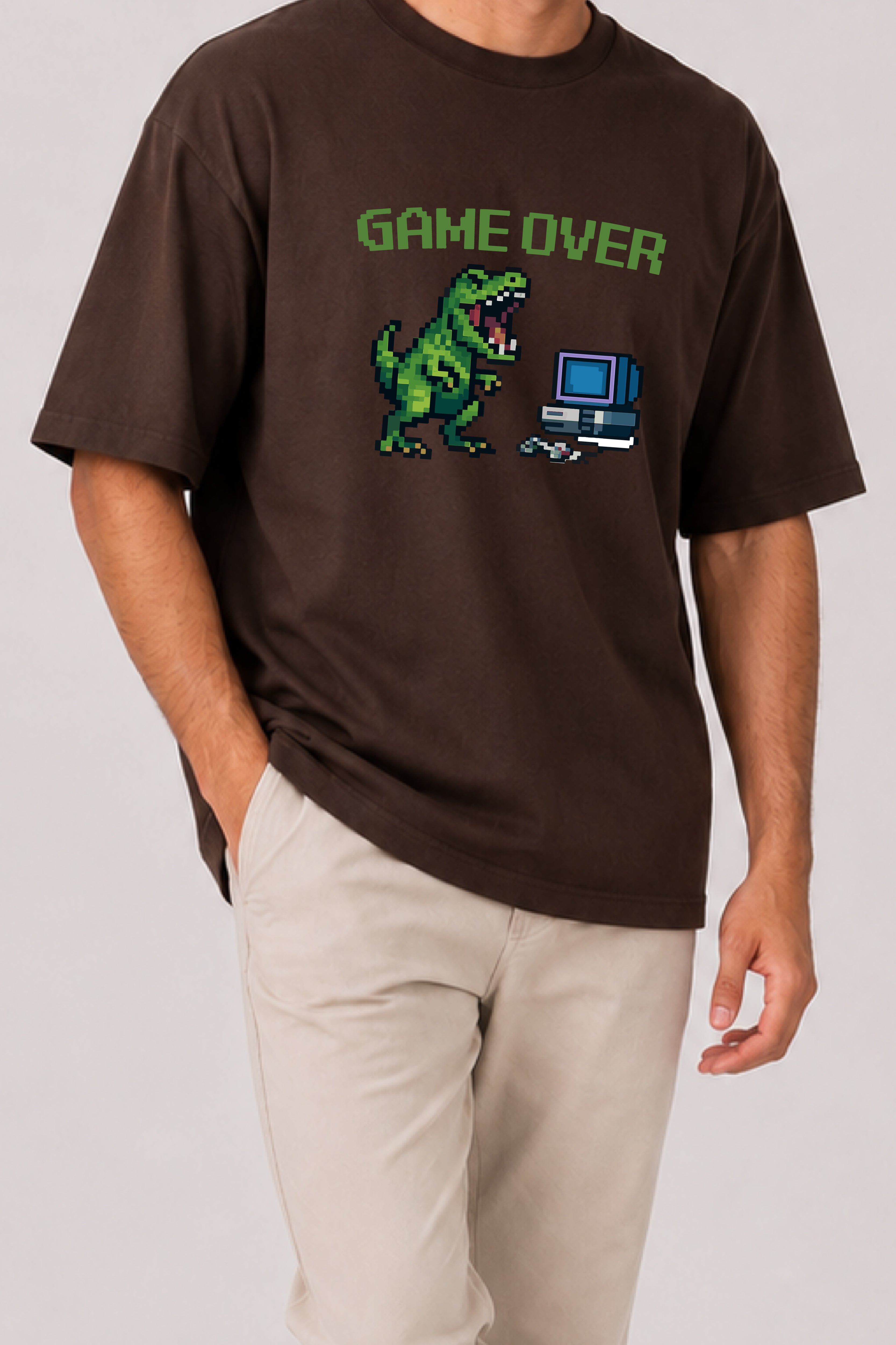 Game Over Oversized Tee