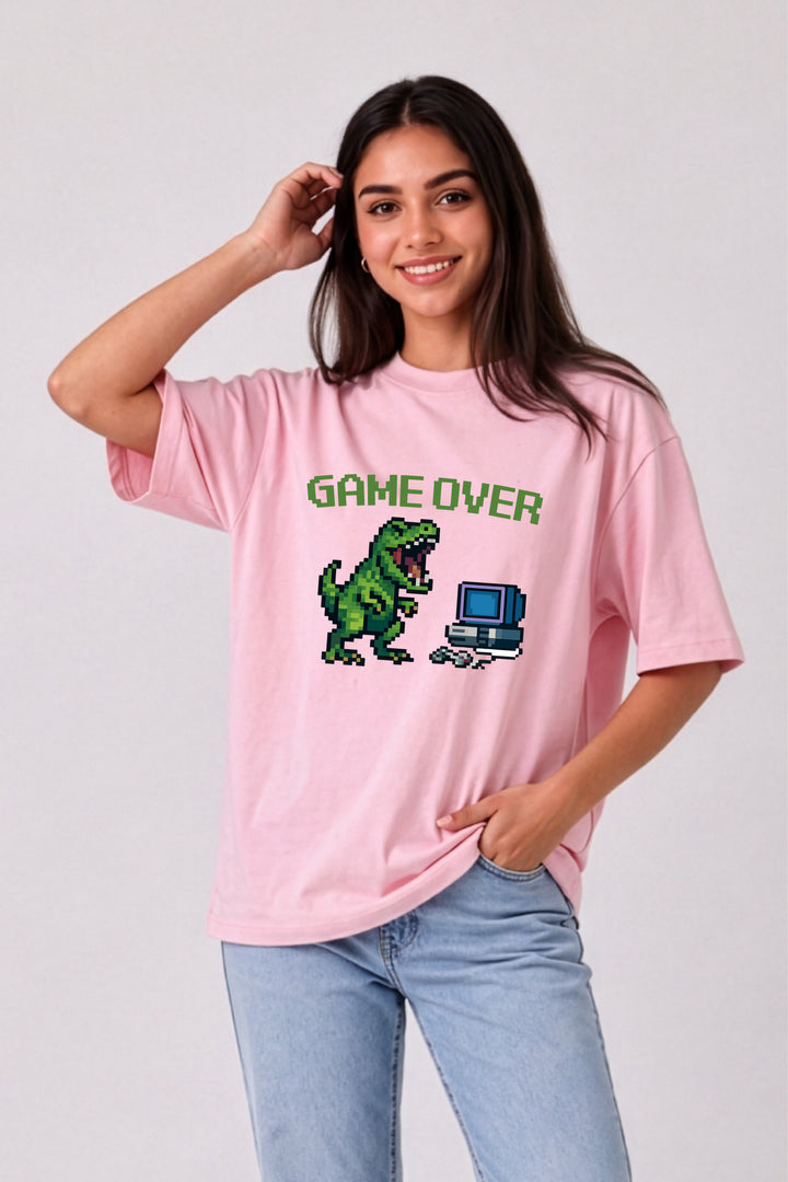 Game Over Oversized Tee