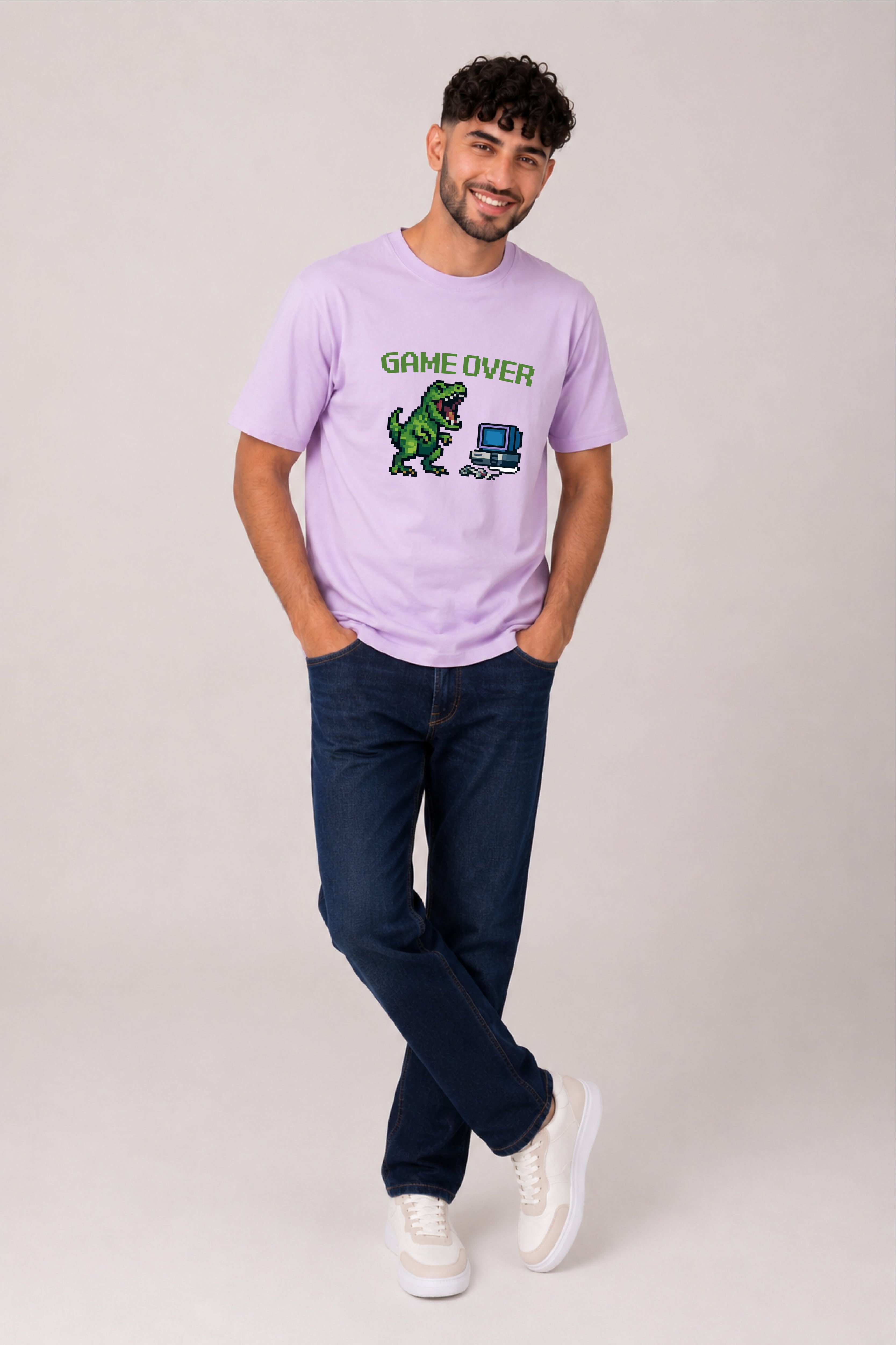 Game Over Oversized Tee