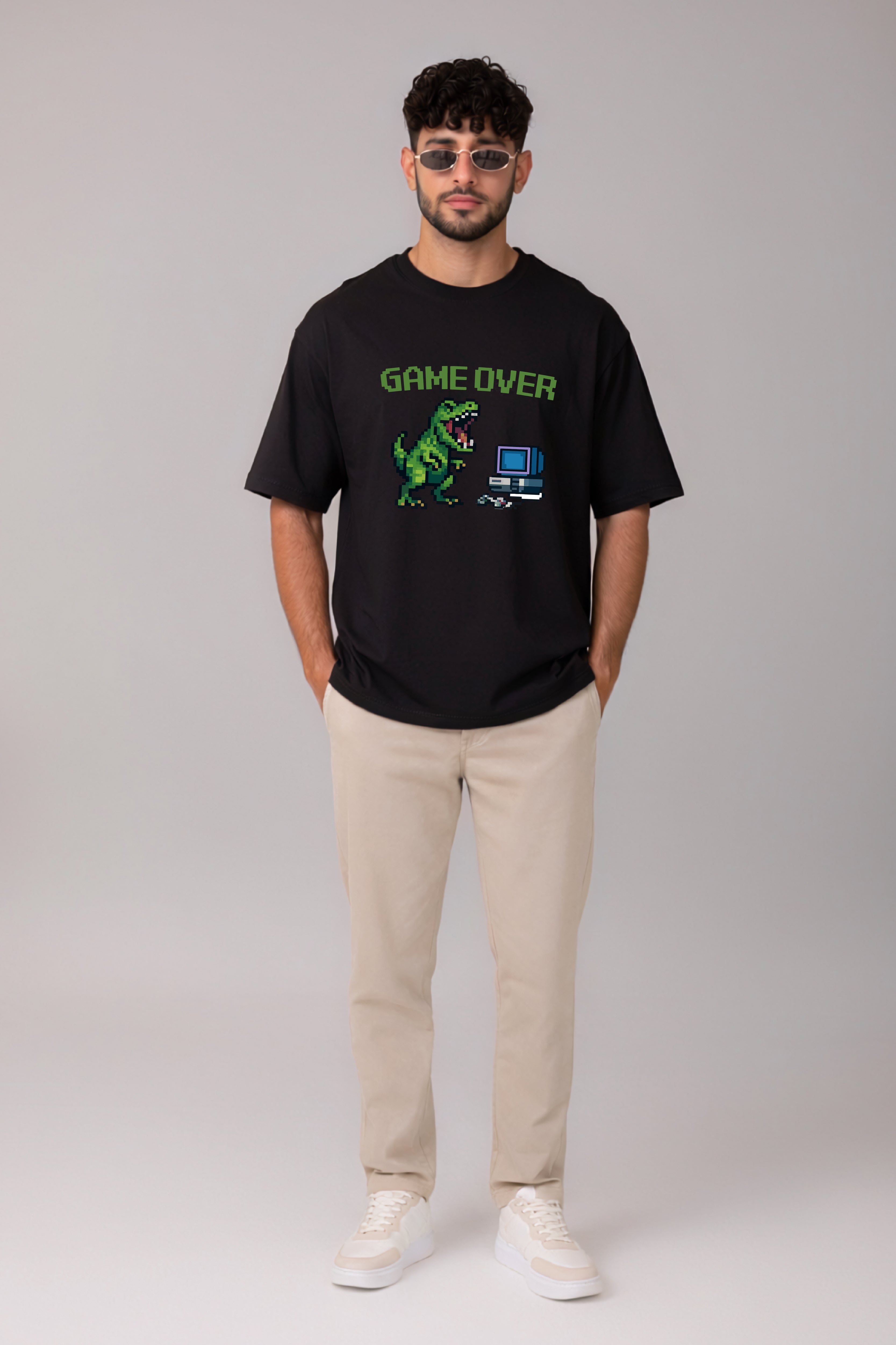 Game Over Oversized Tee