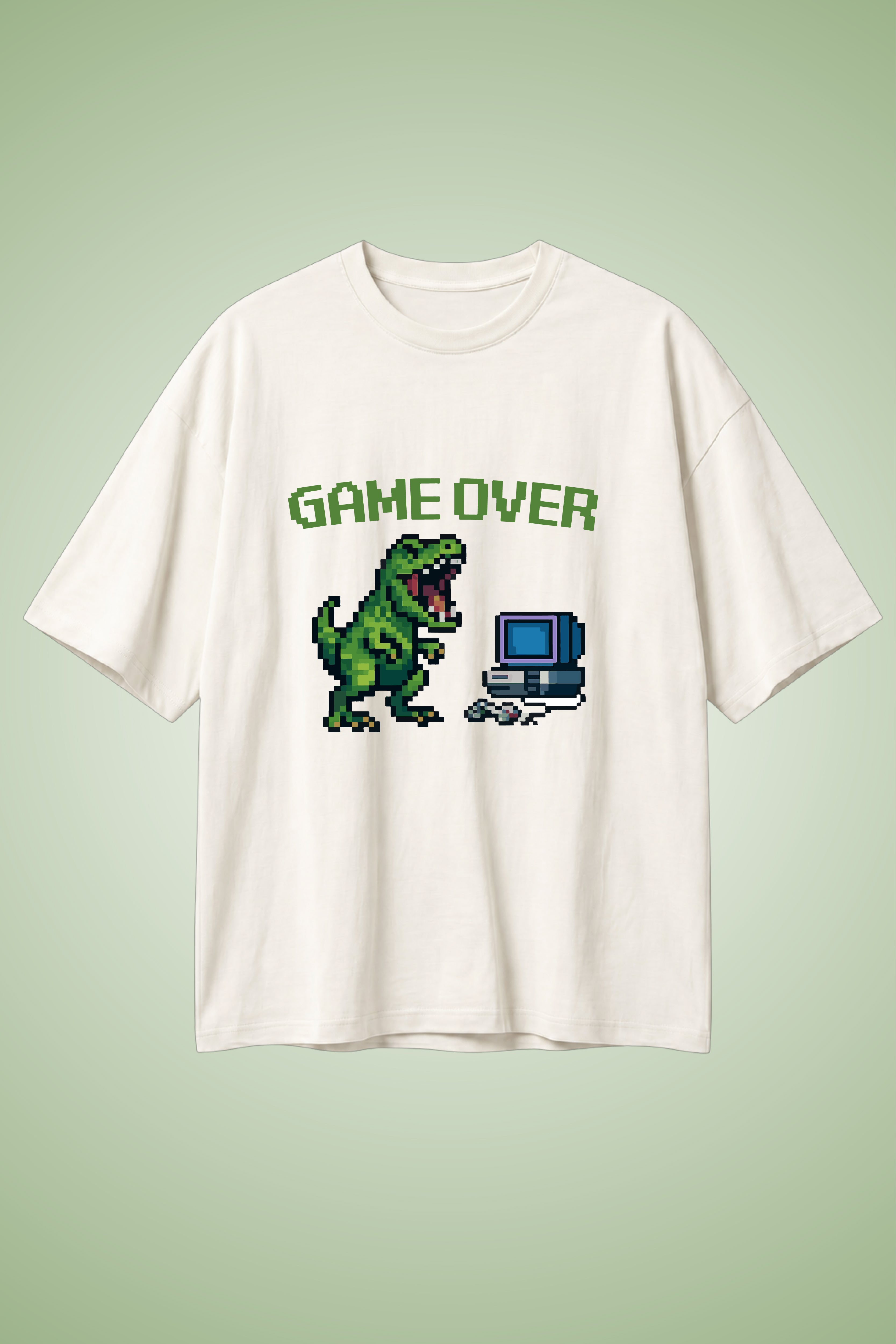 Game Over Oversized Tee