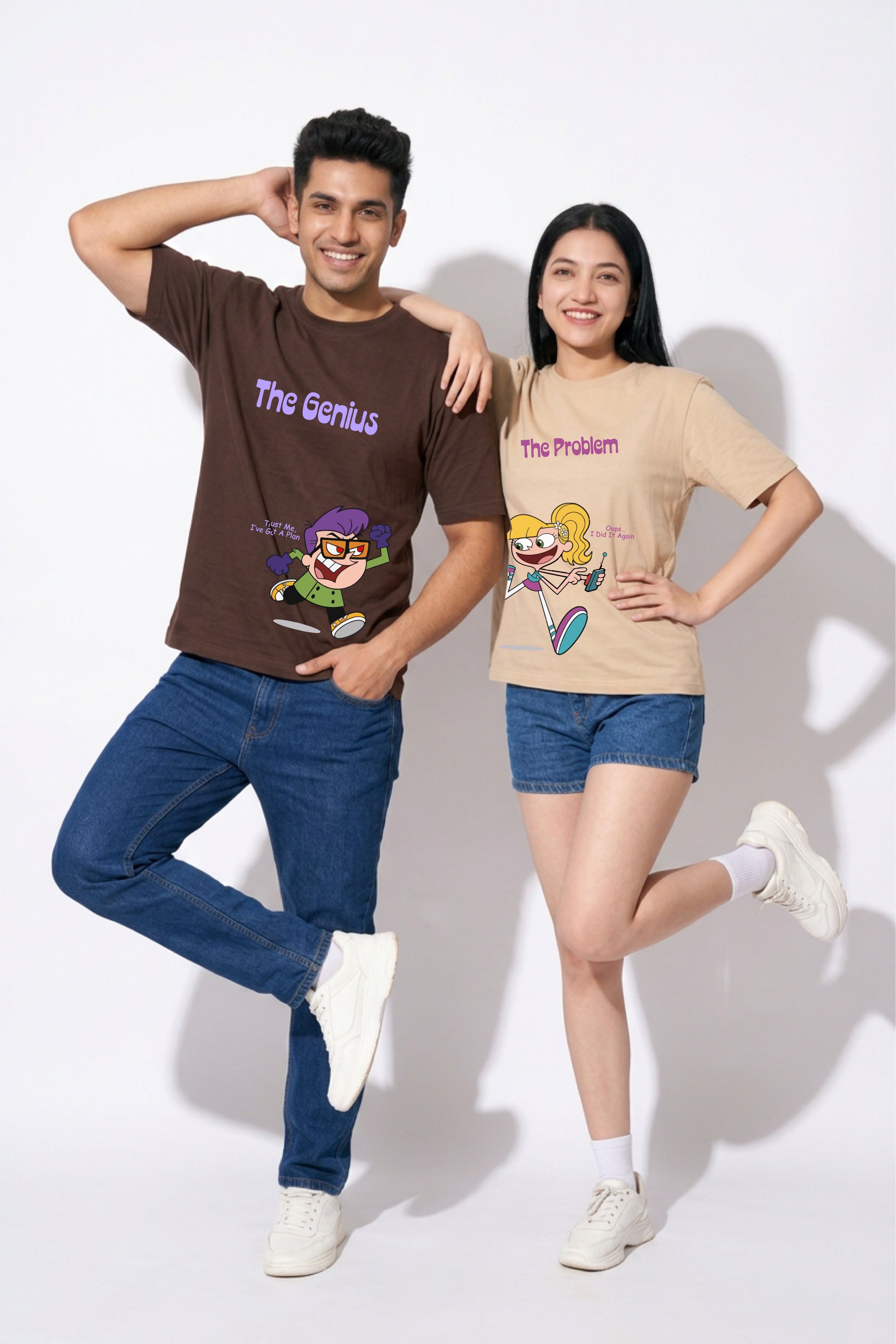 Dexter & Didi inspired: Oversized T-Shirts (Pack of 2)