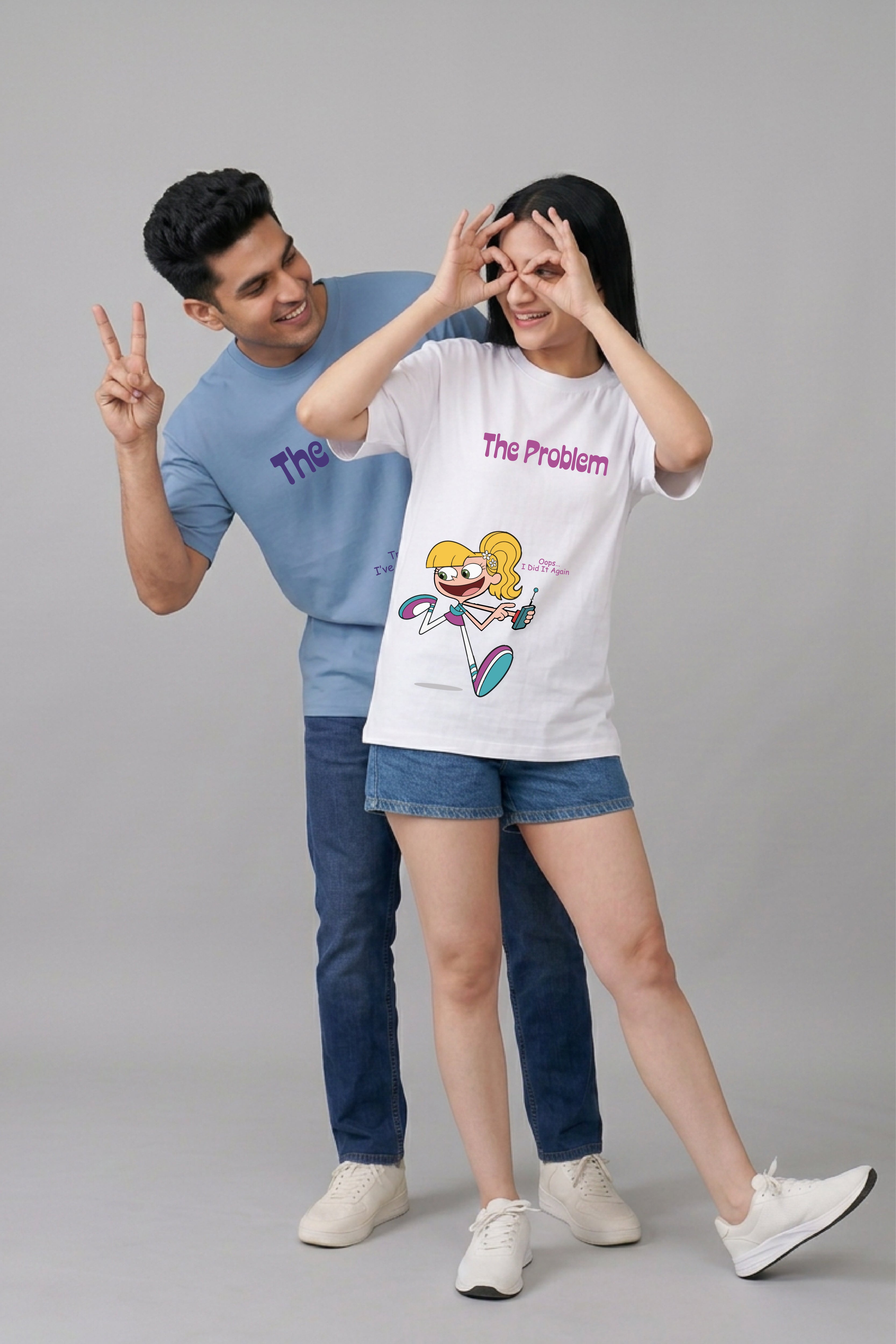 Dexter & Didi inspired: Oversized T-Shirts (Pack of 2)