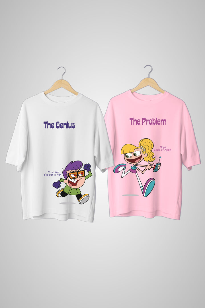 Dexter & Didi inspired: Oversized T-Shirts (Pack of 2)