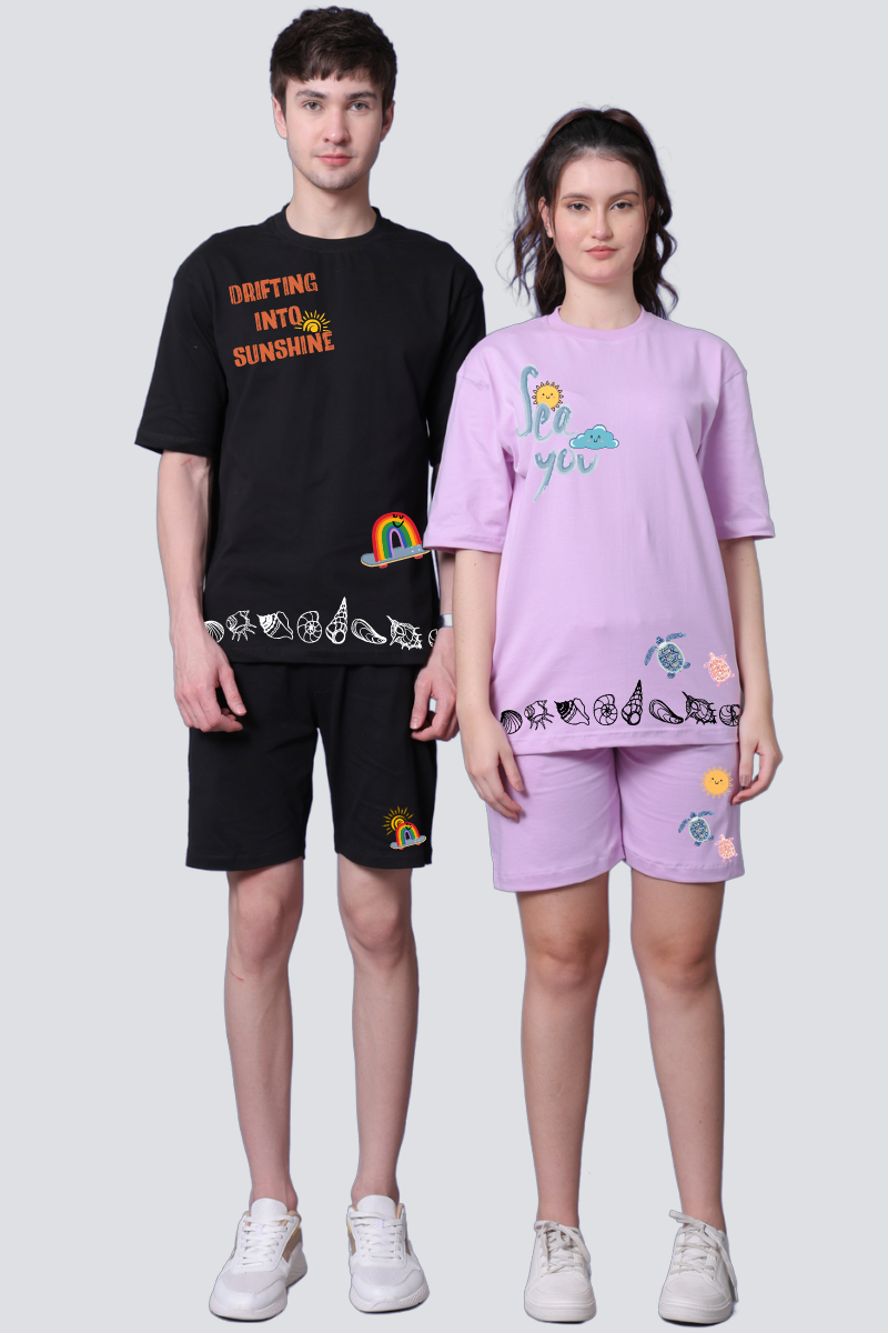 Sea You & Sunshine Couple Co-Ord Sets (Pack of 2)