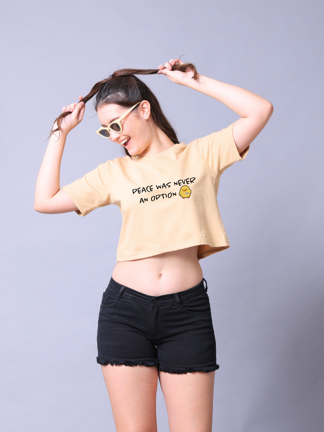 Peace Women Crop Top