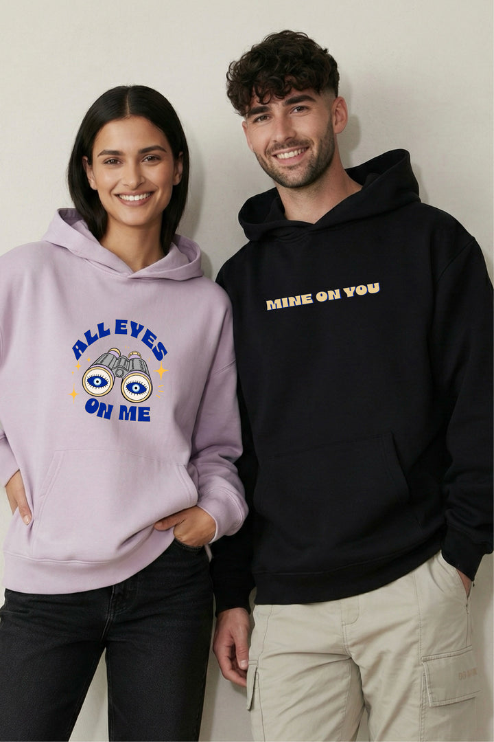 All eyes on me Oversized Drop Shoulder Hoodies - Pack of 2