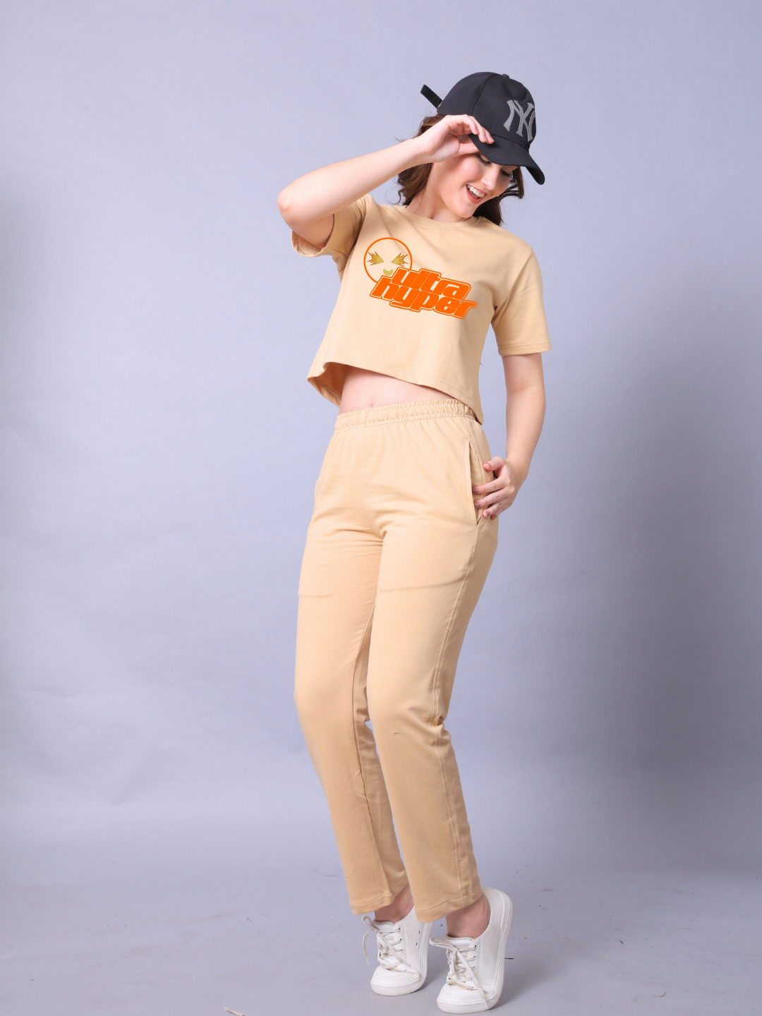 Ultra Hyper Women Co-Ord Set - Crop Top with Joggers