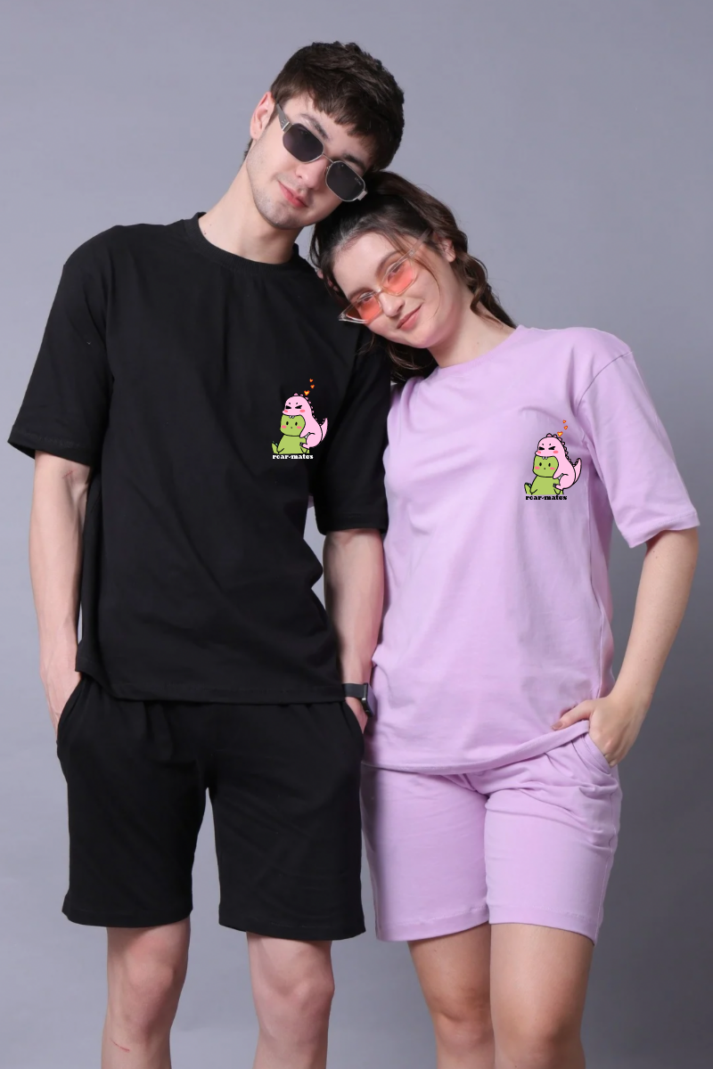 Roar Couple Oversized Couple Tees - Pack of 2
