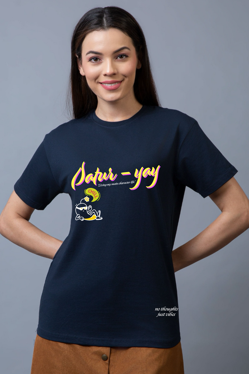 Saturyay Regular Fit Unisex Tee