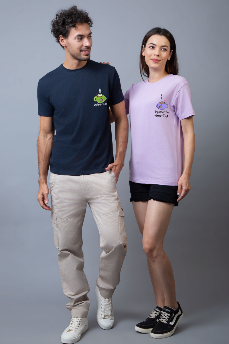 Infini-teas Couple Unisex Tees - Pack of 2