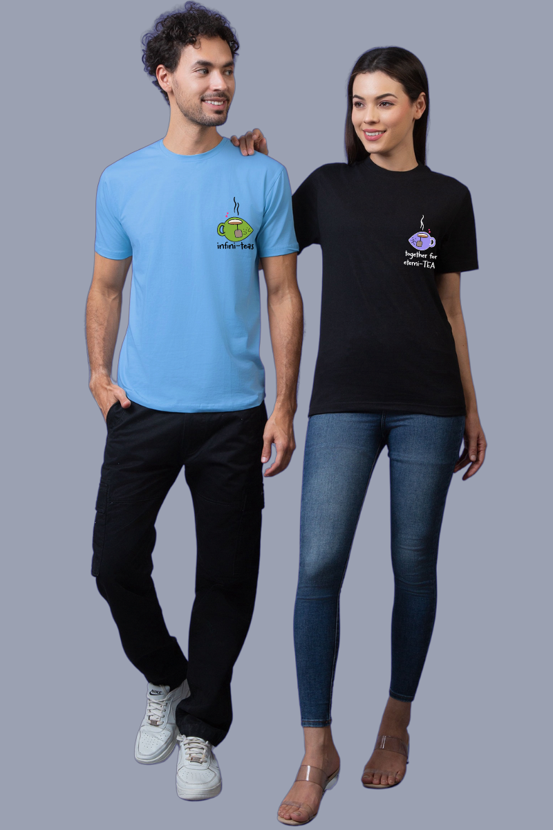 Infini-teas Couple Unisex Tees - Pack of 2