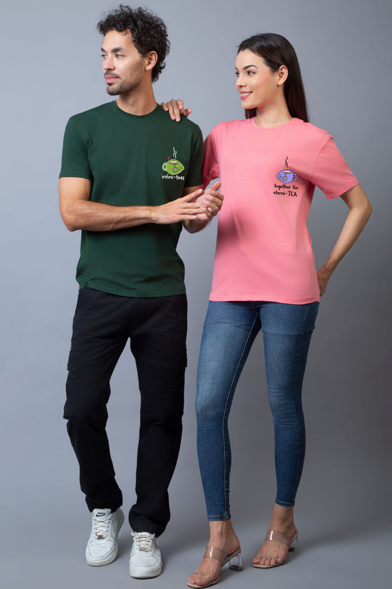 Infini-teas Couple Unisex Tees - Pack of 2
