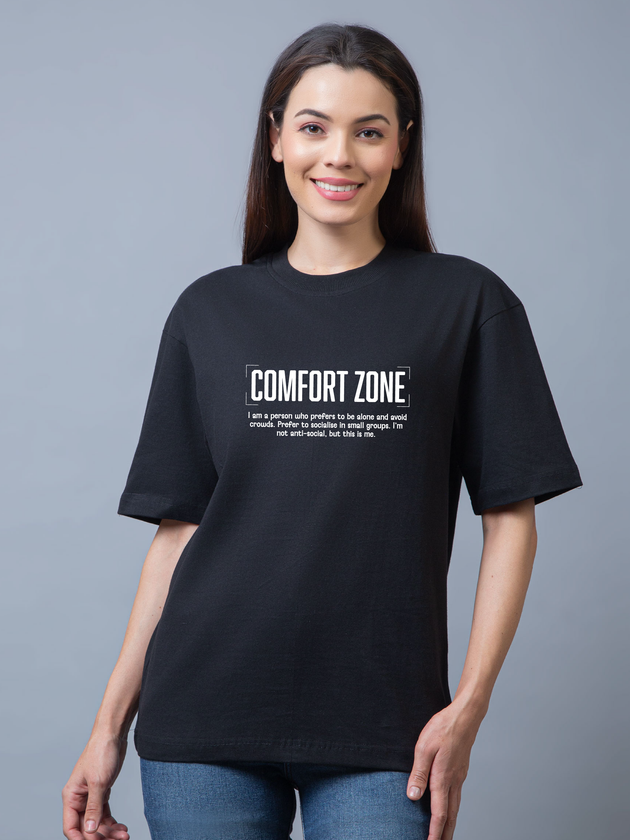 Social Introvert Oversized Unisex Tee