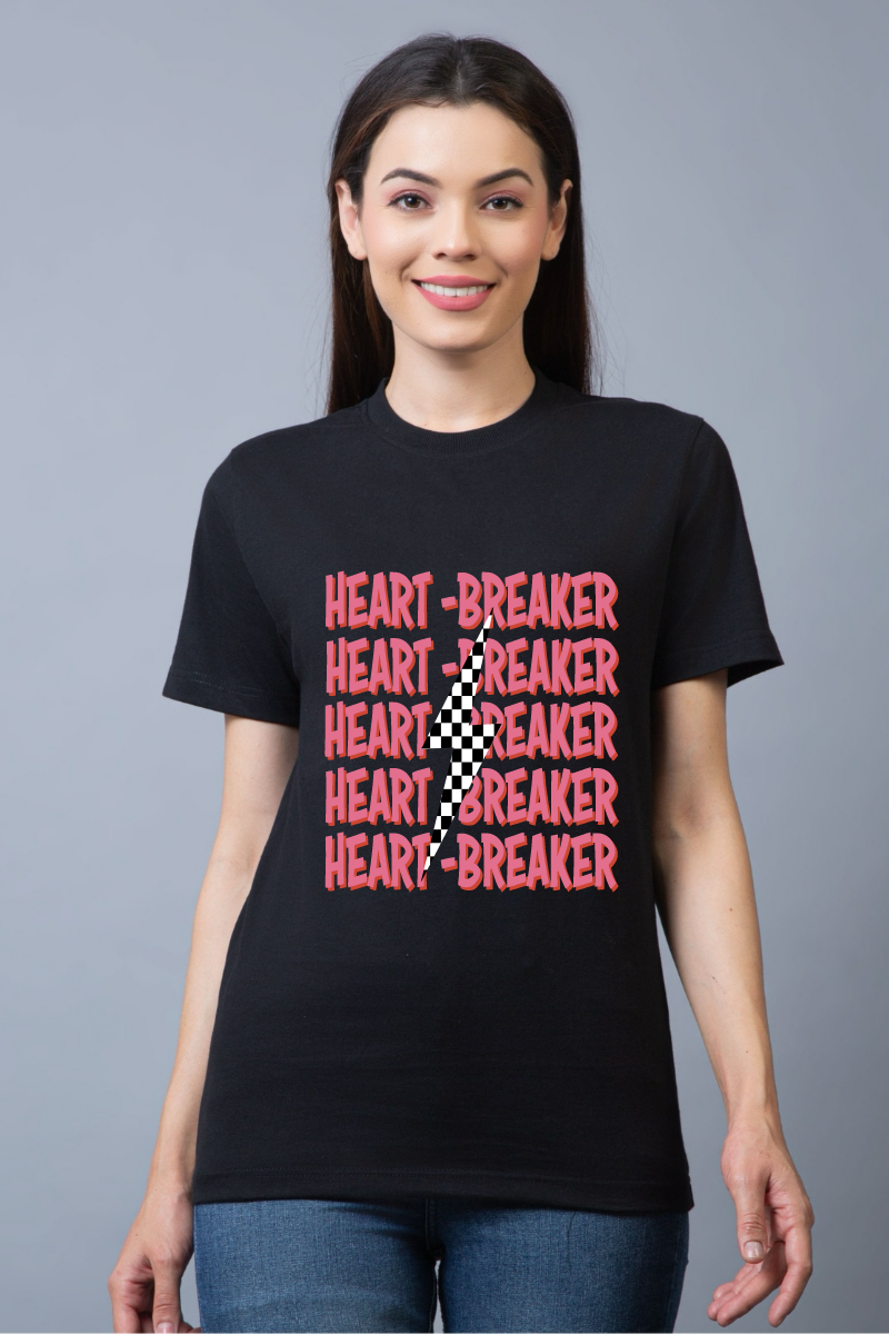 Heart Breaker Regular Fit Unisex Tee