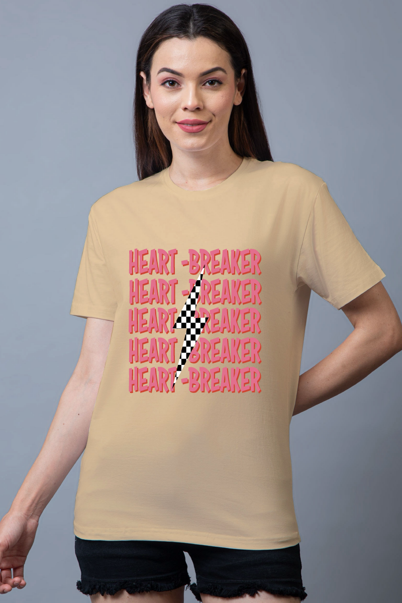 Heart Breaker Regular Fit Unisex Tee