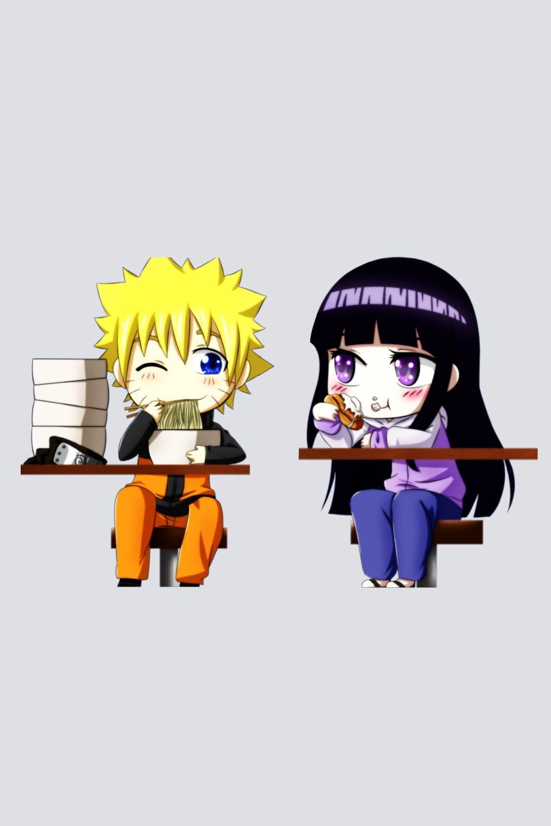Naruto & Hinata Couple Tees — Pack of 2