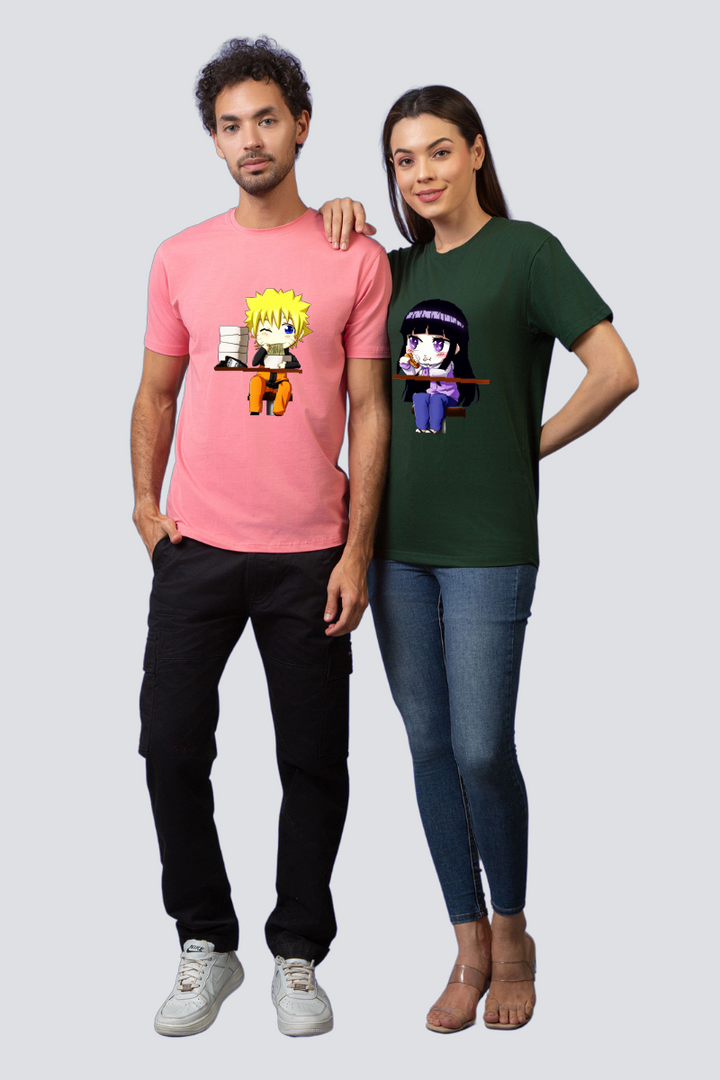 Naruto & Hinata Couple Tees — Pack of 2