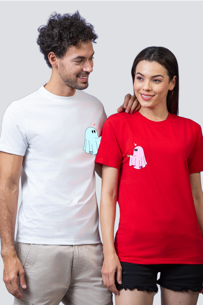 Haunt & Heart Couple Unisex Tees - Pack of 2