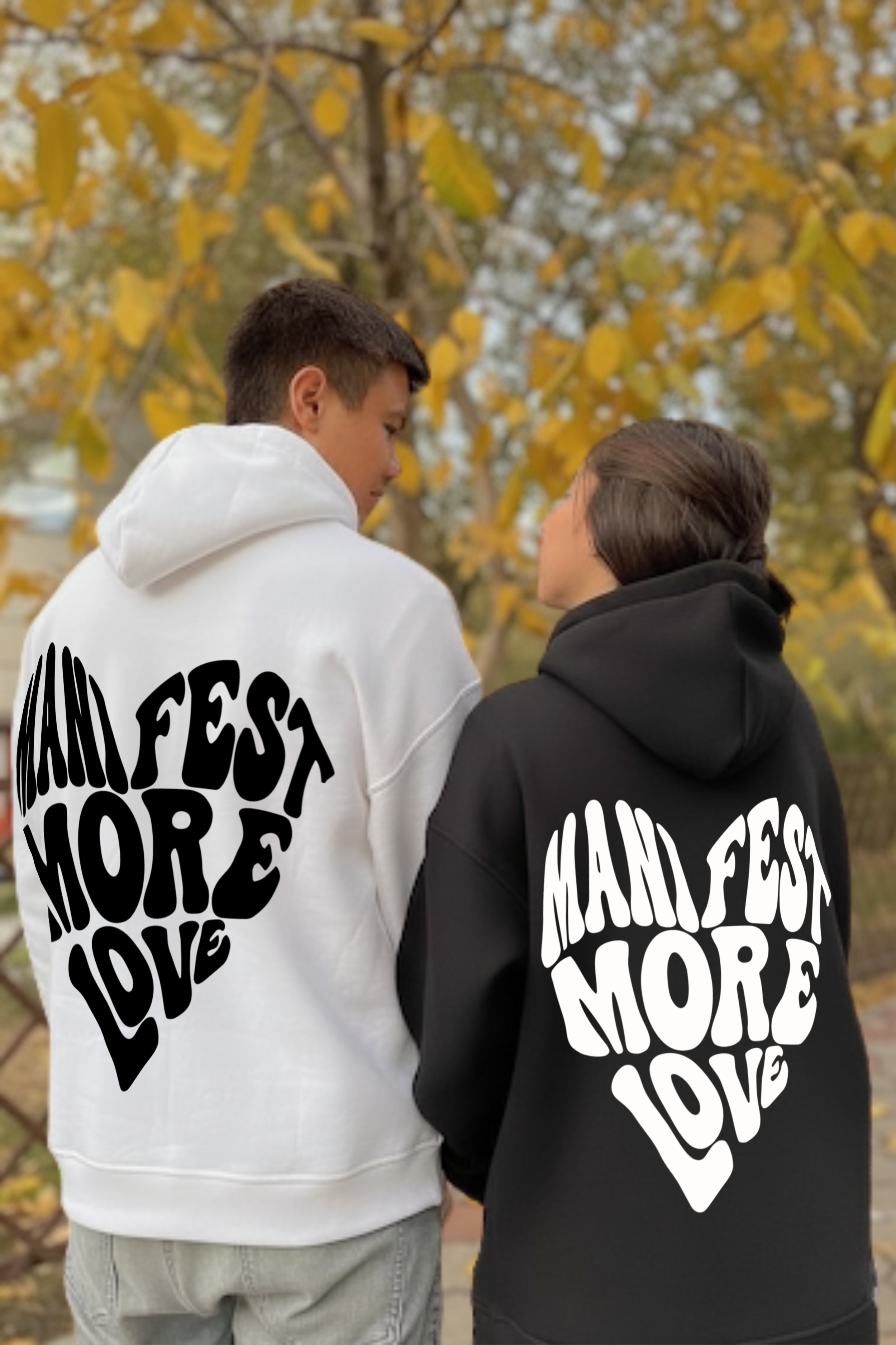 Manifest More Love Couple Hoodies — Pack of 2